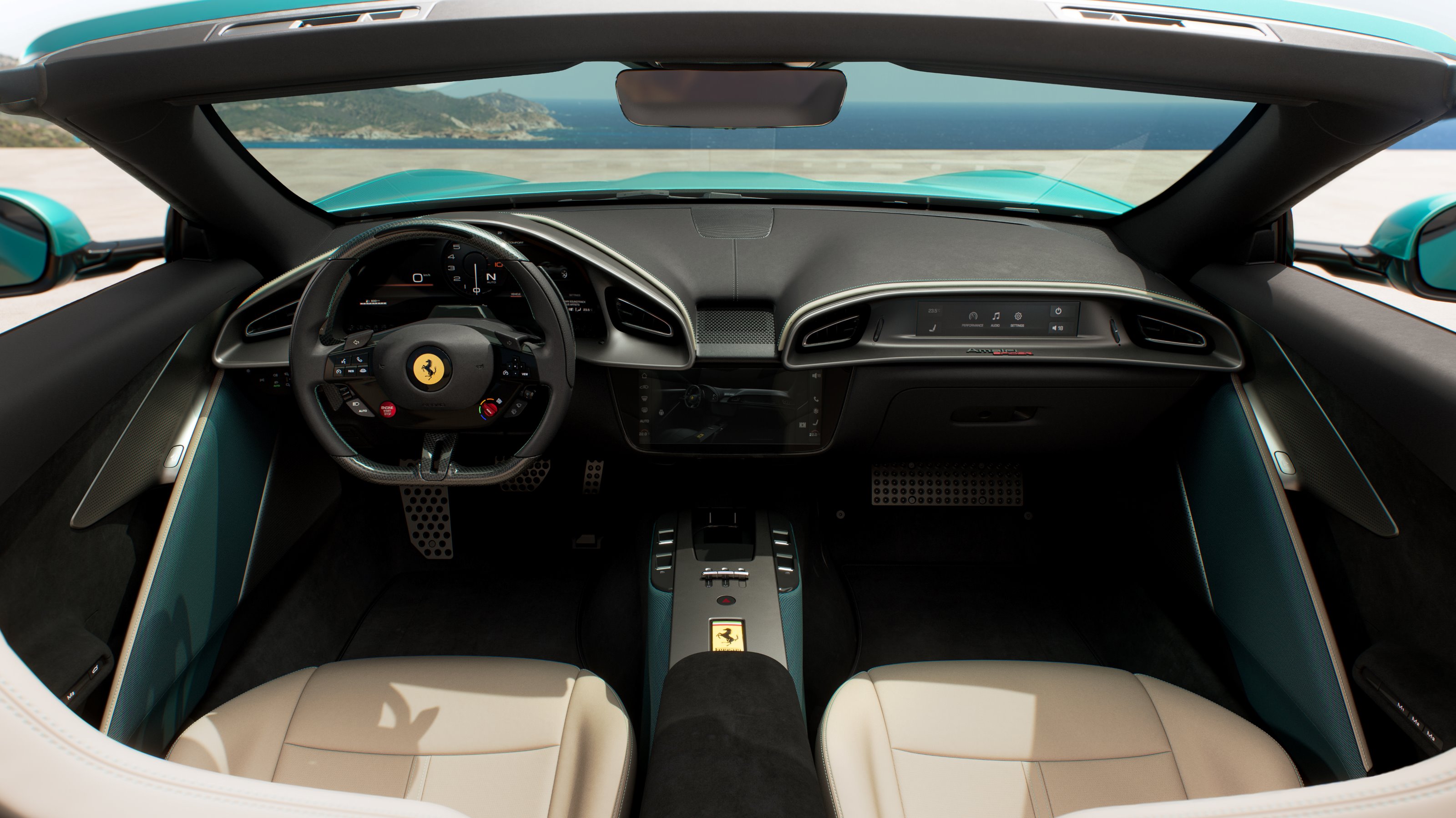 Ferrari Amalfi Spider cabin centre