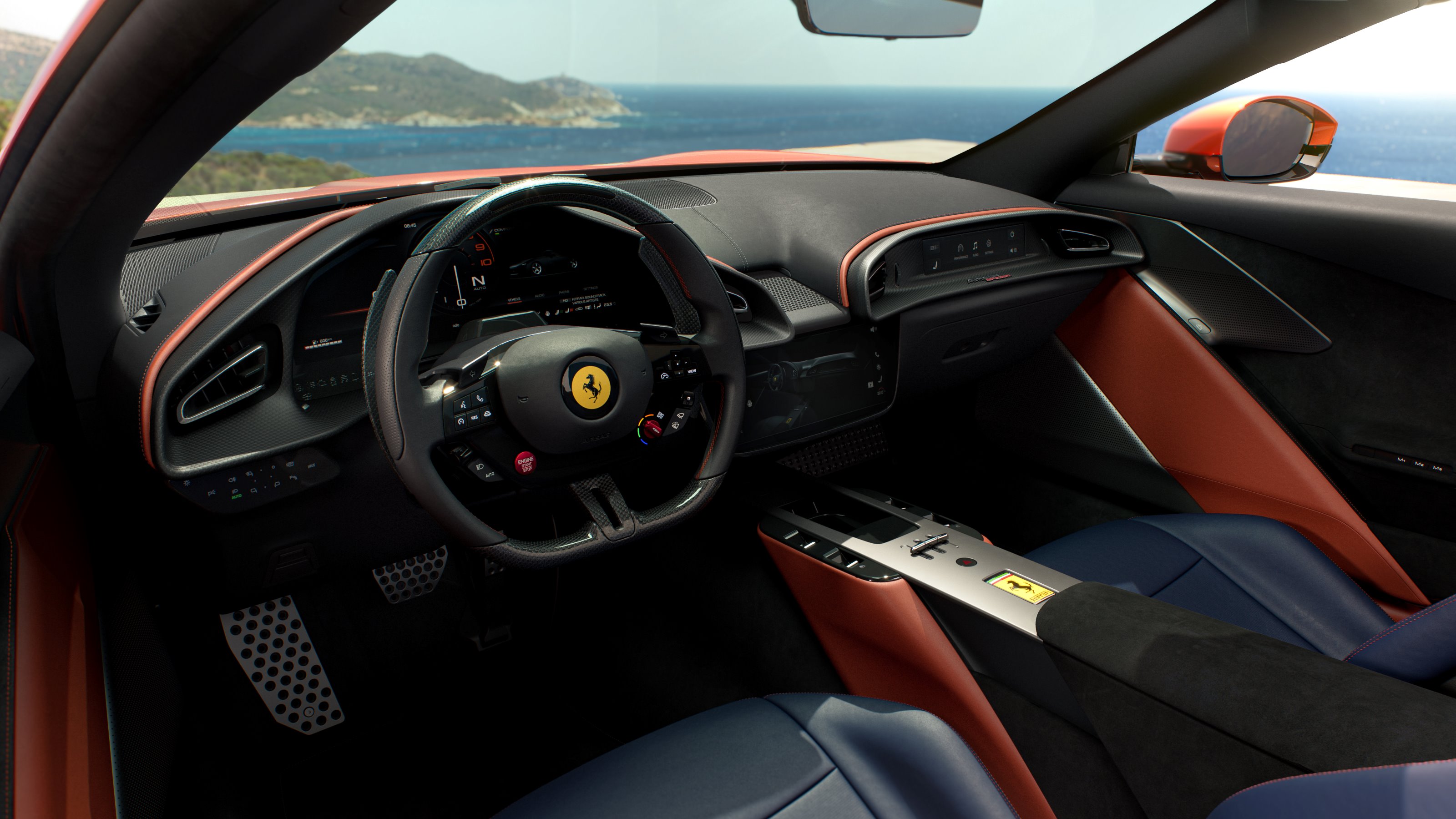 Ferrari Amalfi Spider cabin driver side