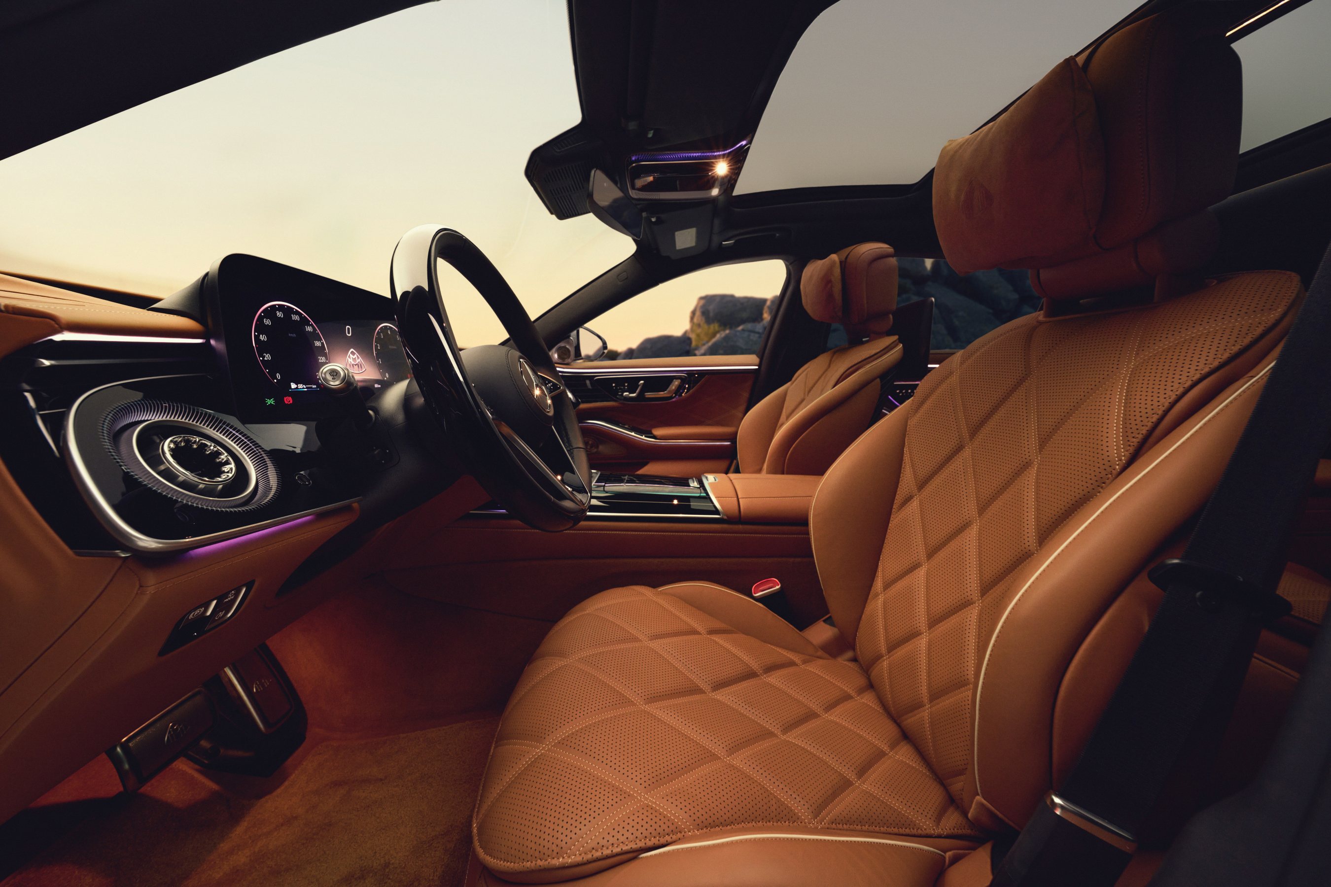 2027 Mercedes-Maybach S-Class front seats