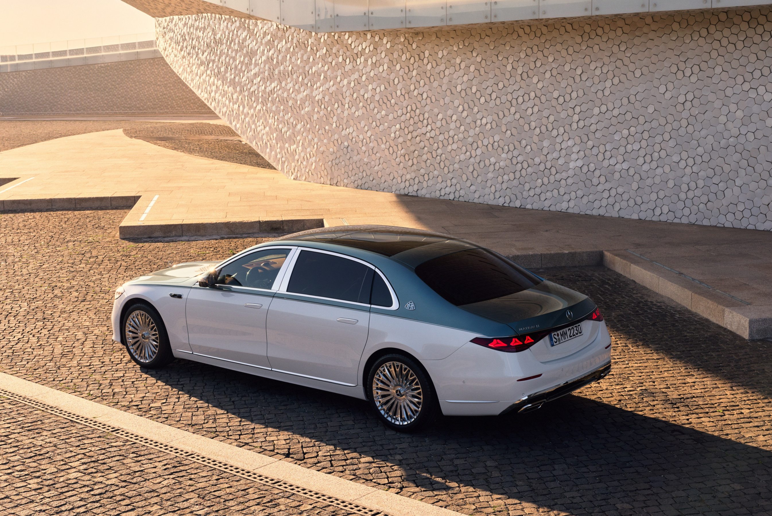 2027 Mercedes-Maybach S-Class side and rear