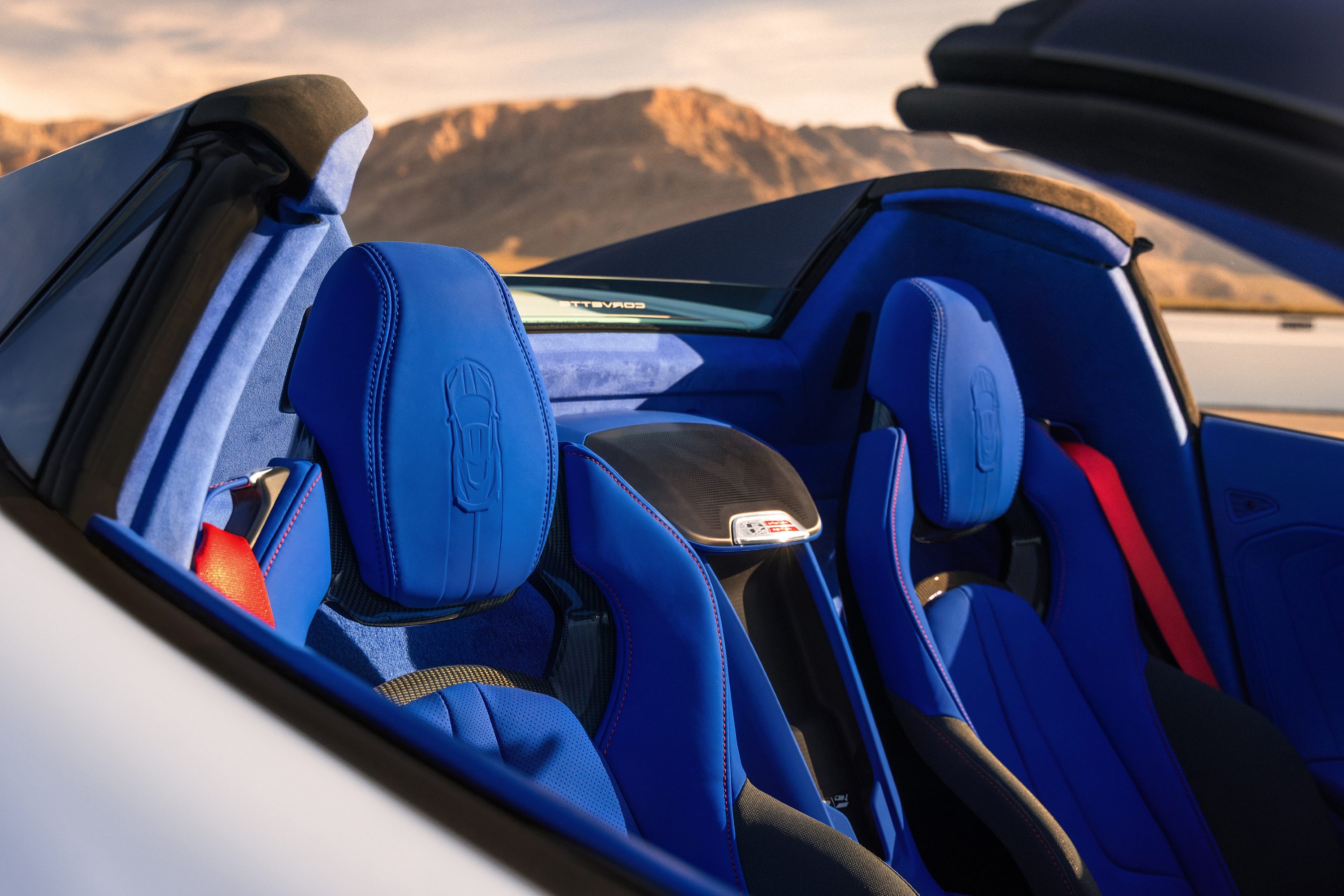 2027 Chevrolet Corvette Grand Sport blue interior