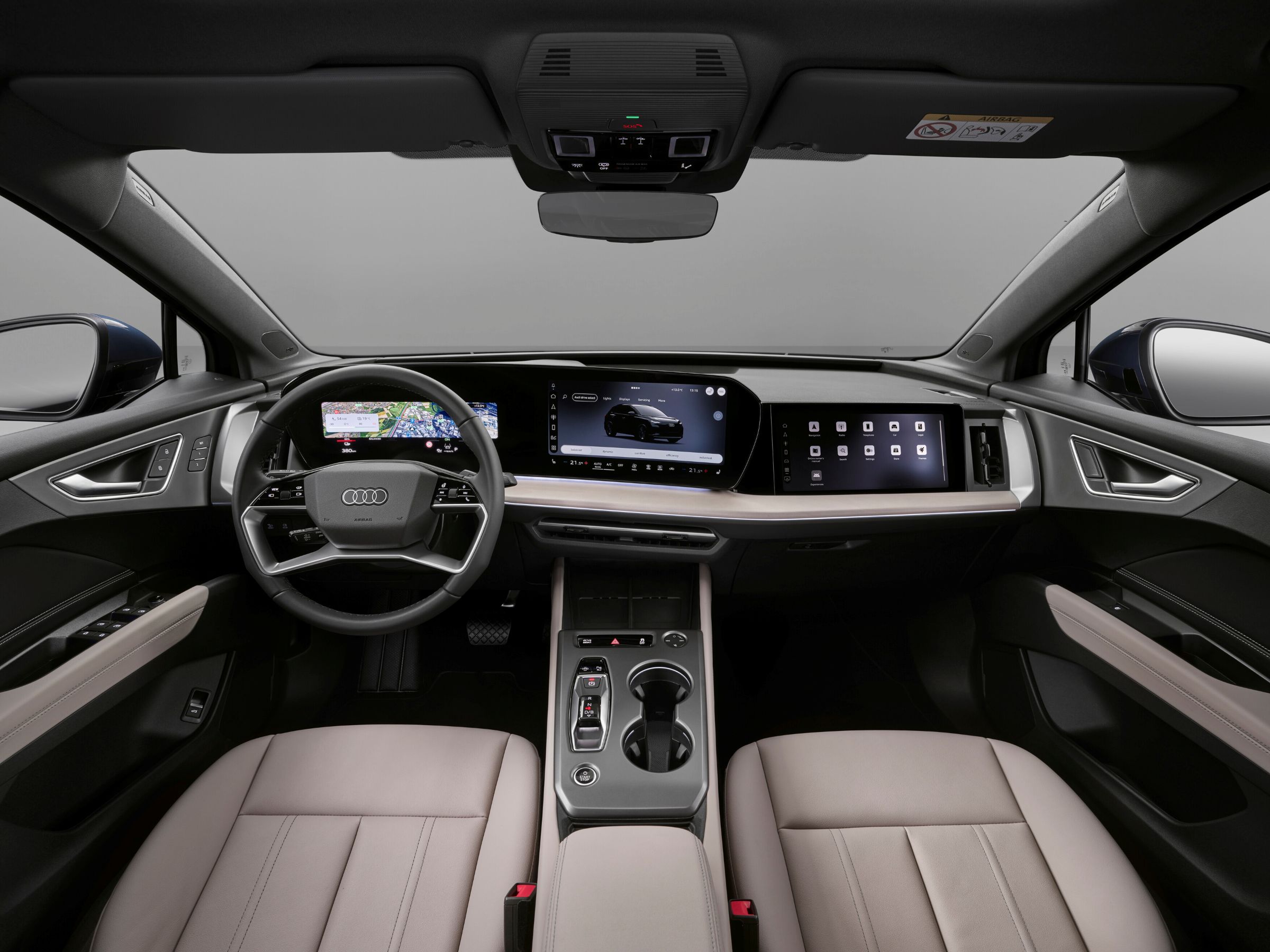 2027 Audi Q4 e-tron SUV cabin front