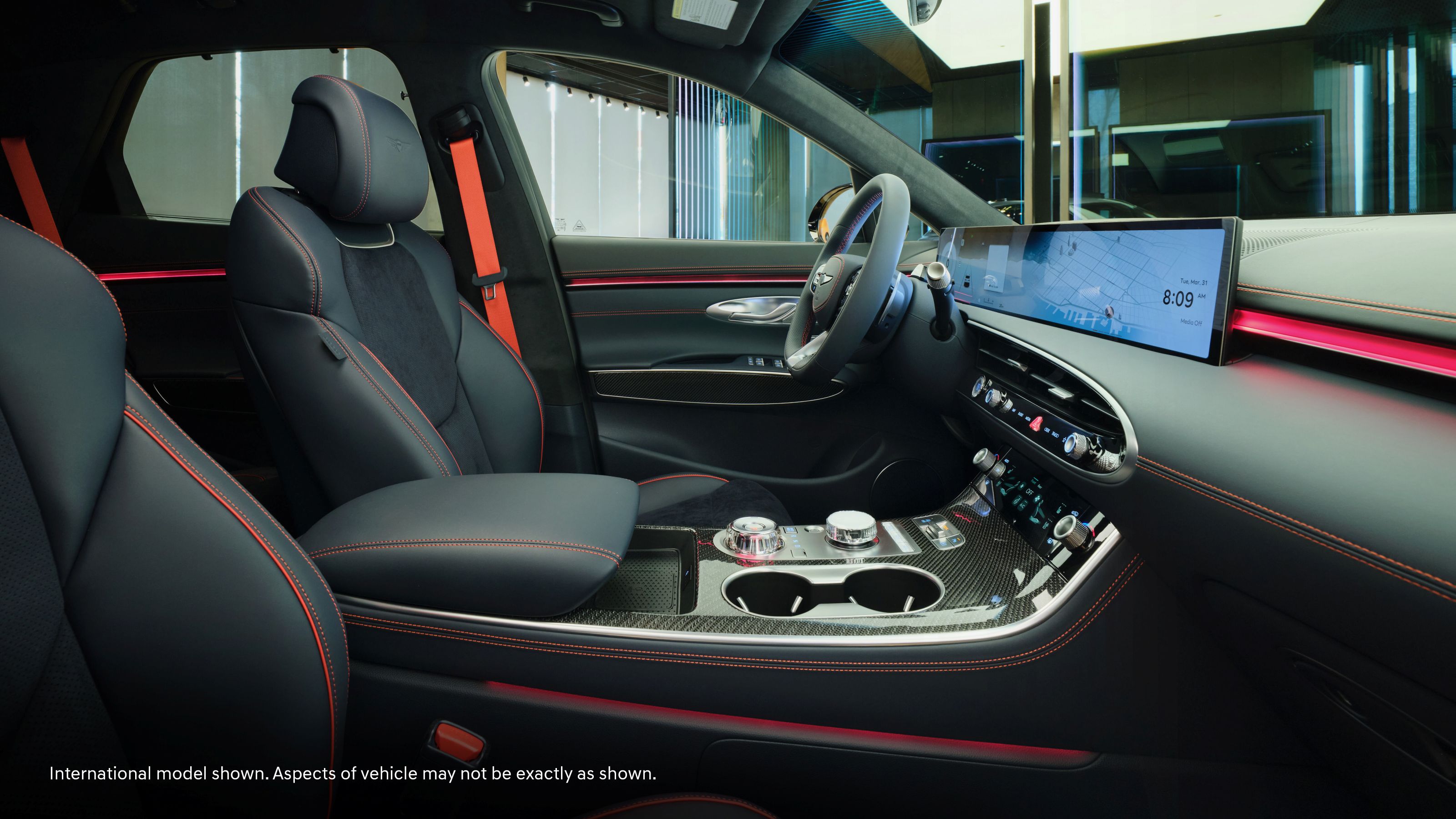 Genesis GV70 Prestige Graphite interior