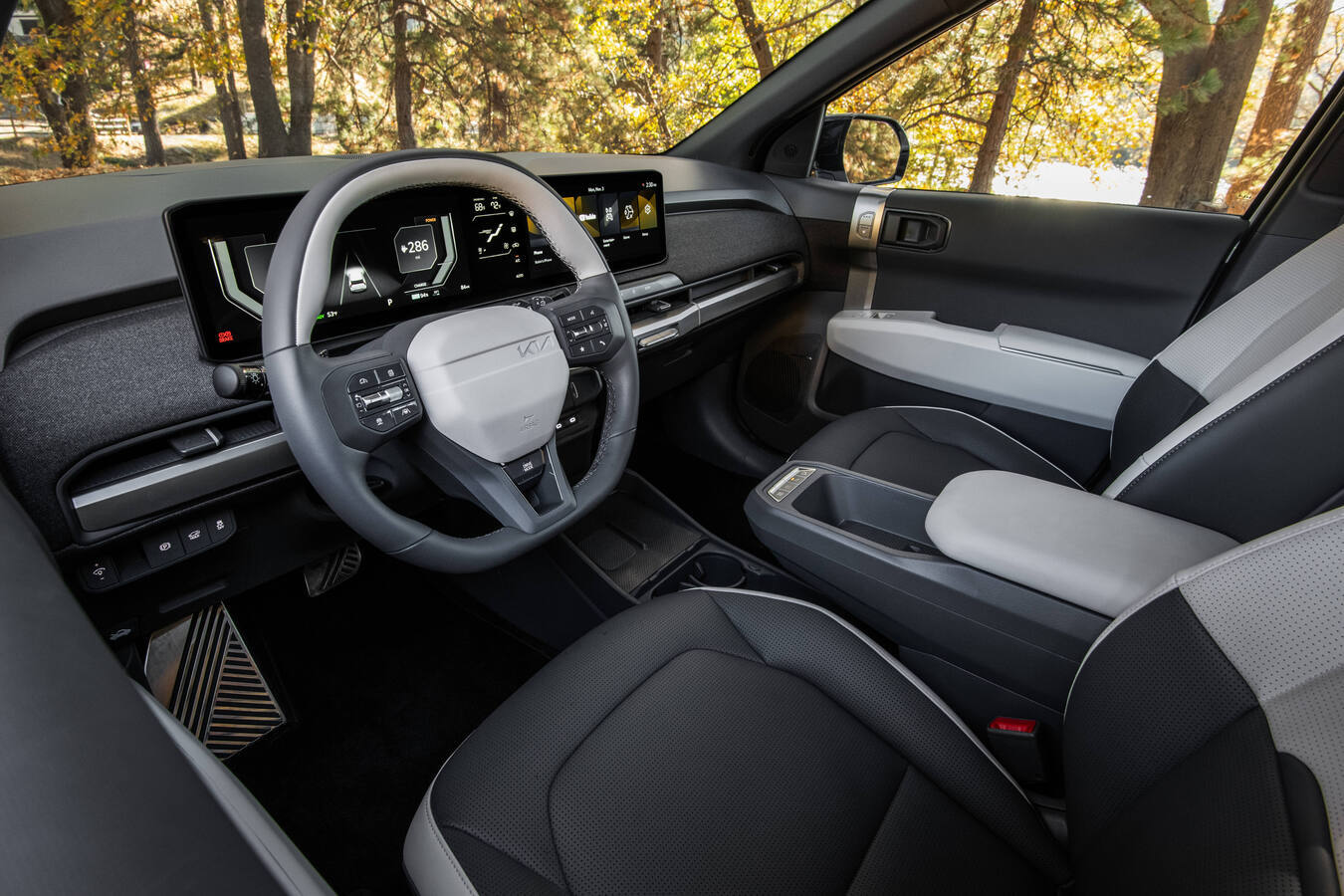 2027 Kia EV3 cabin front