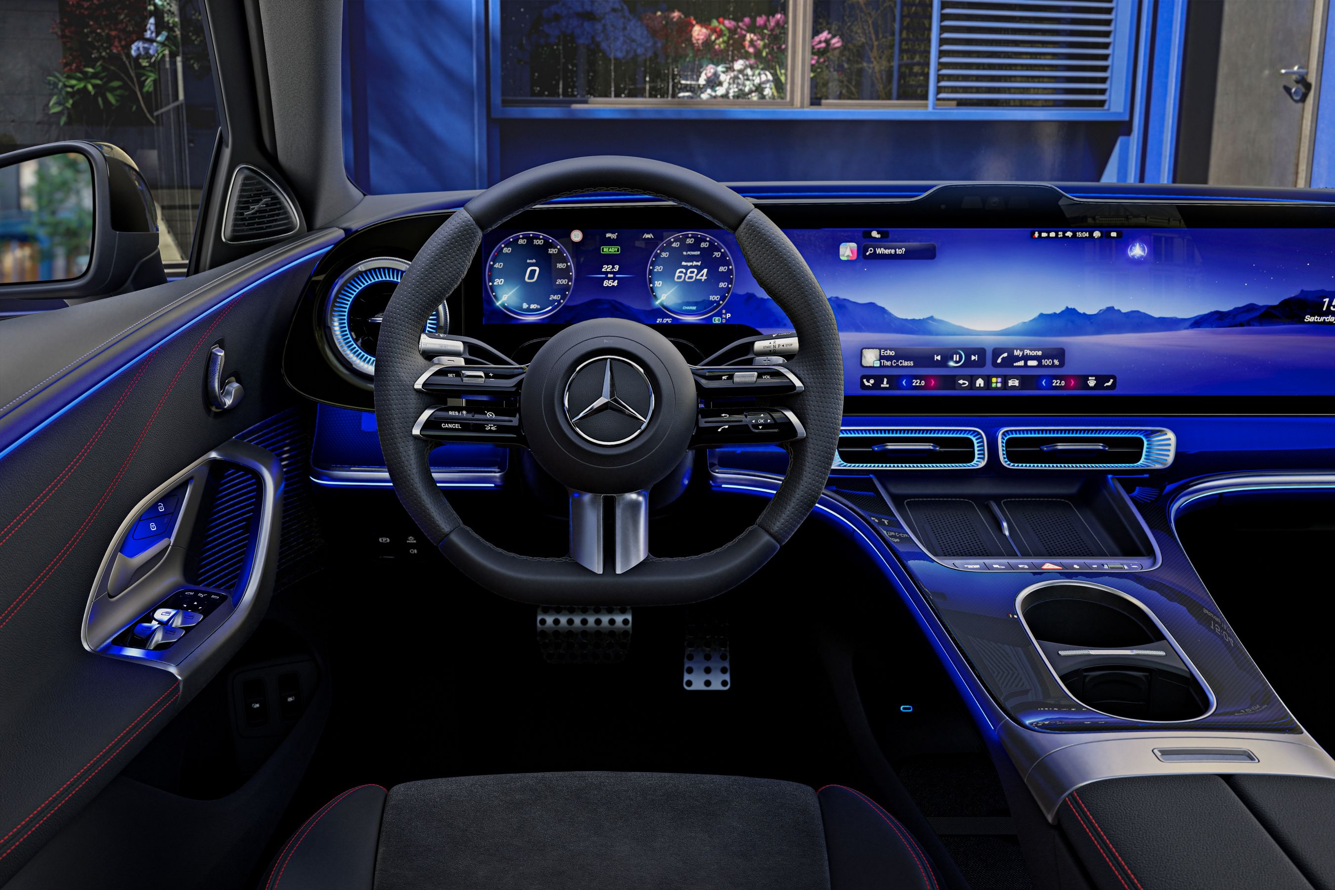 2027 Mercedes-Benz C-Class steering wheel