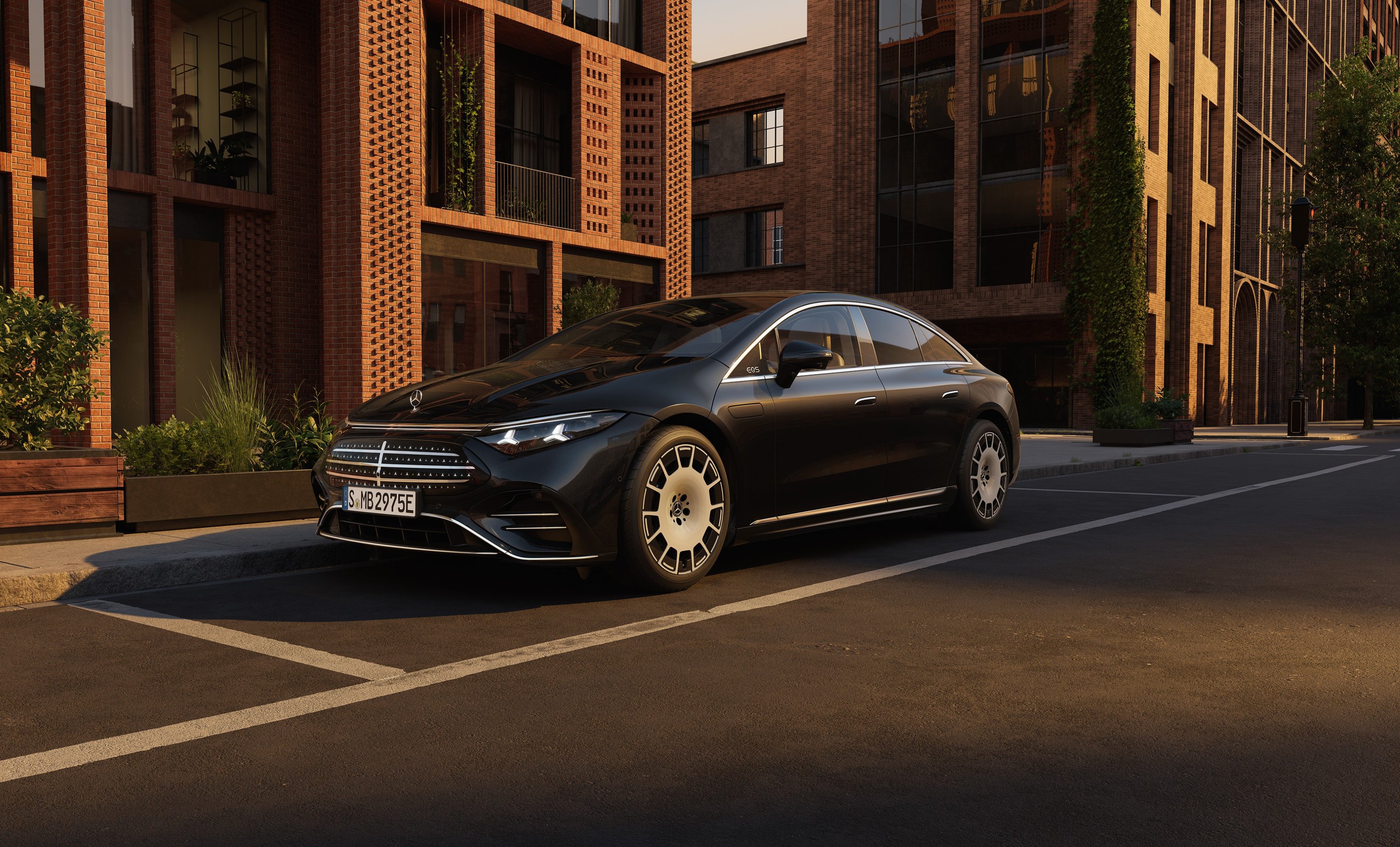 2027 Mercedes-Benz EQS front and side