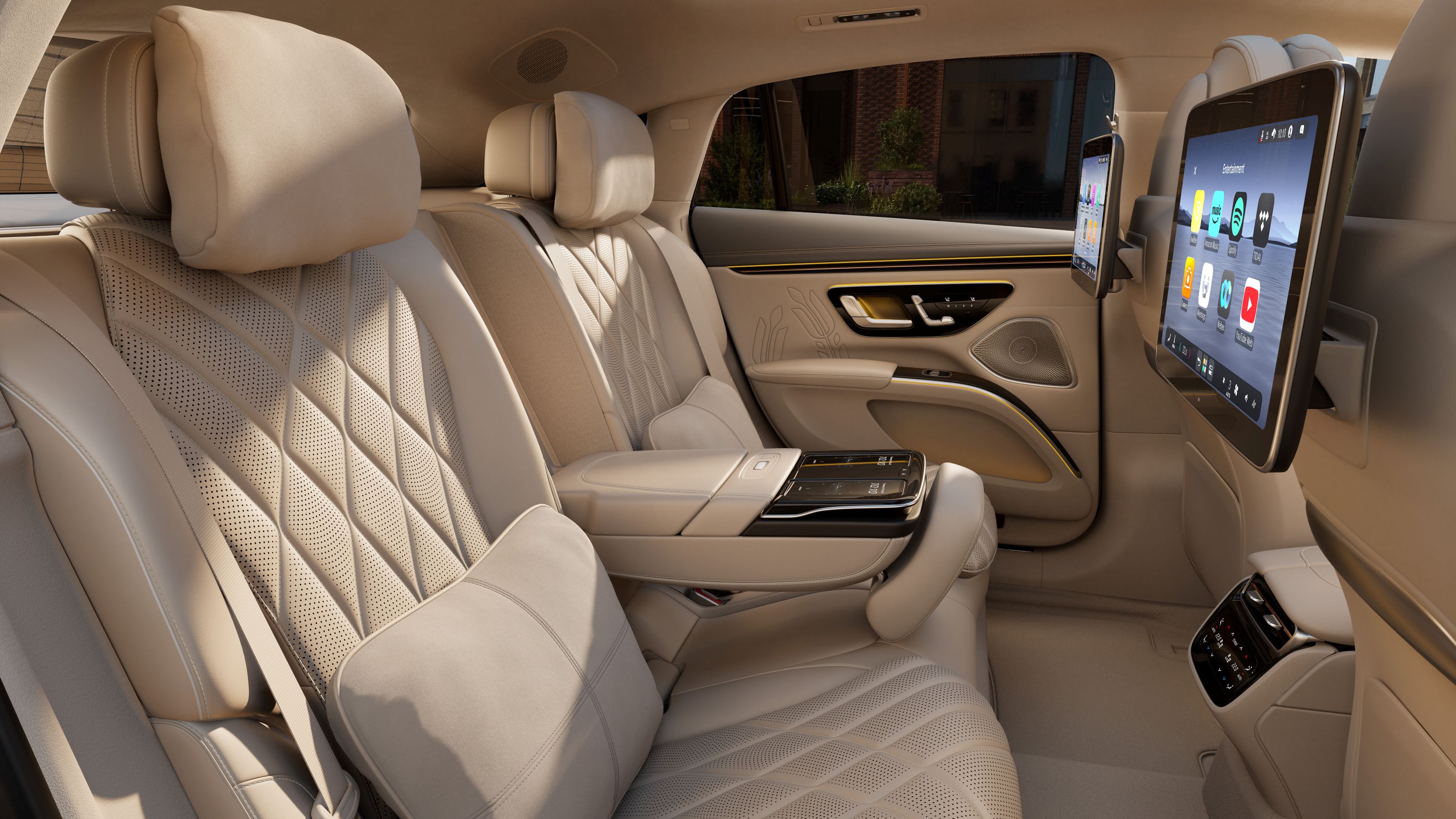 2027 Mercedes-Benz EQS rear seats