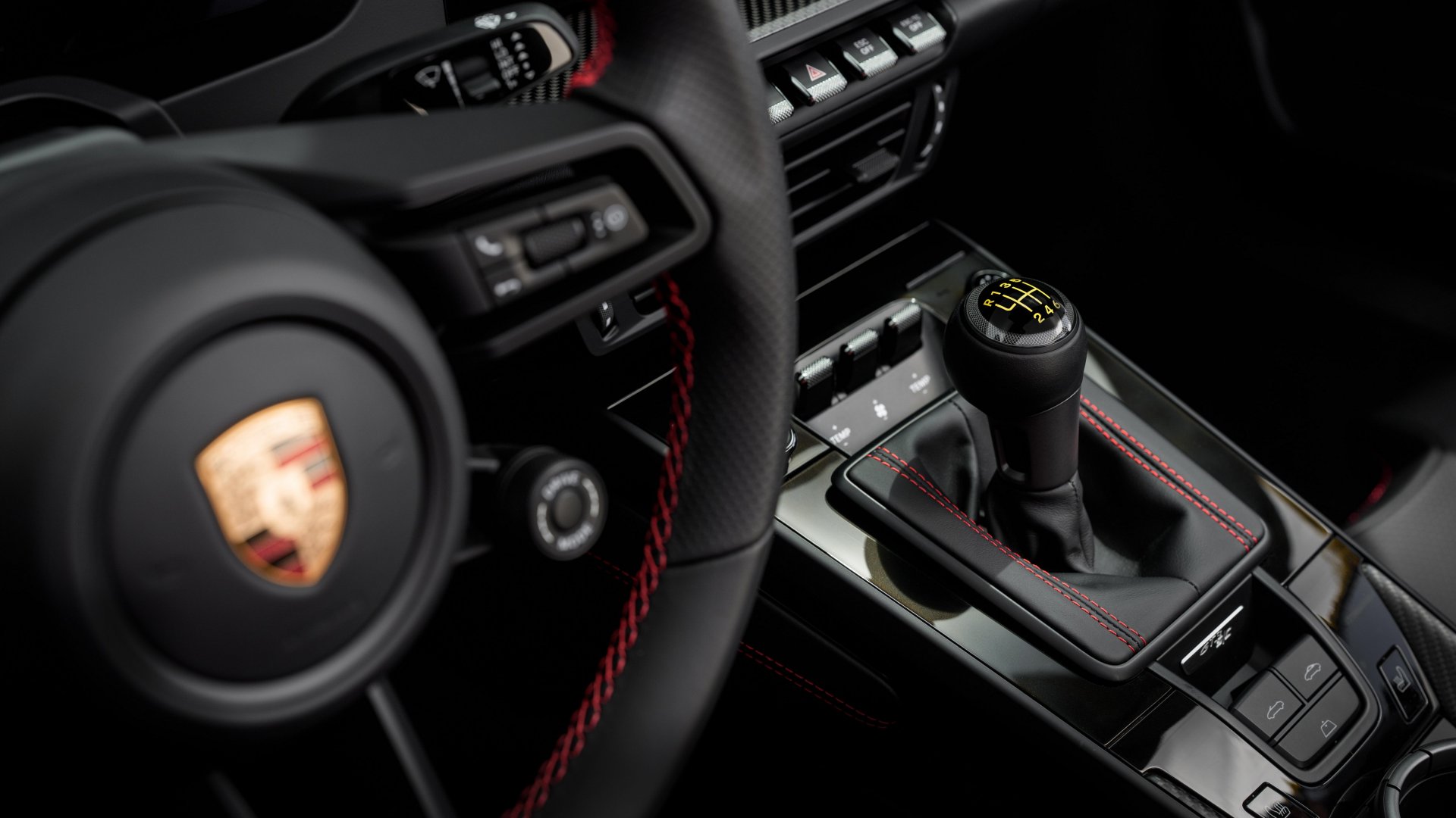 2027 Porsche 911 GT3 S/C shift lever