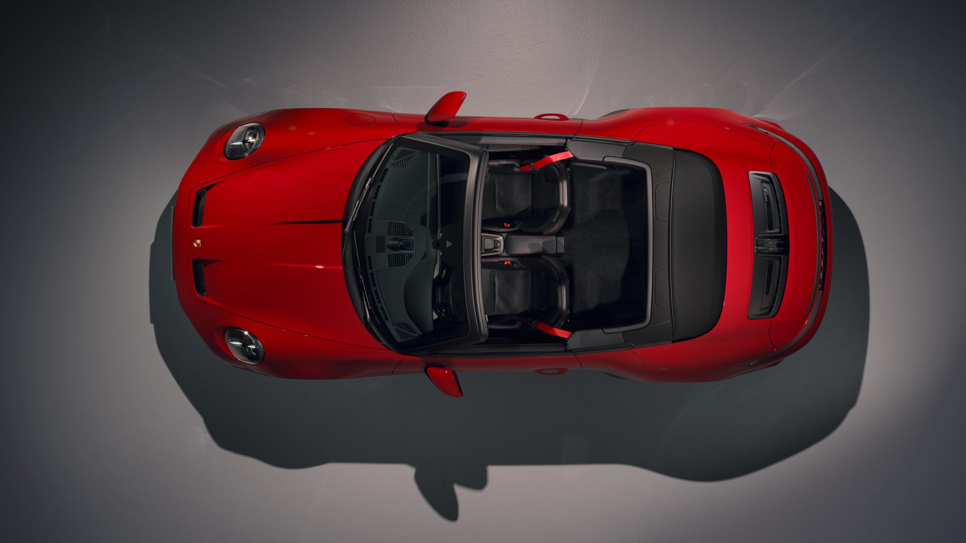 2027 Porsche 911 GT3 S/C top-down view