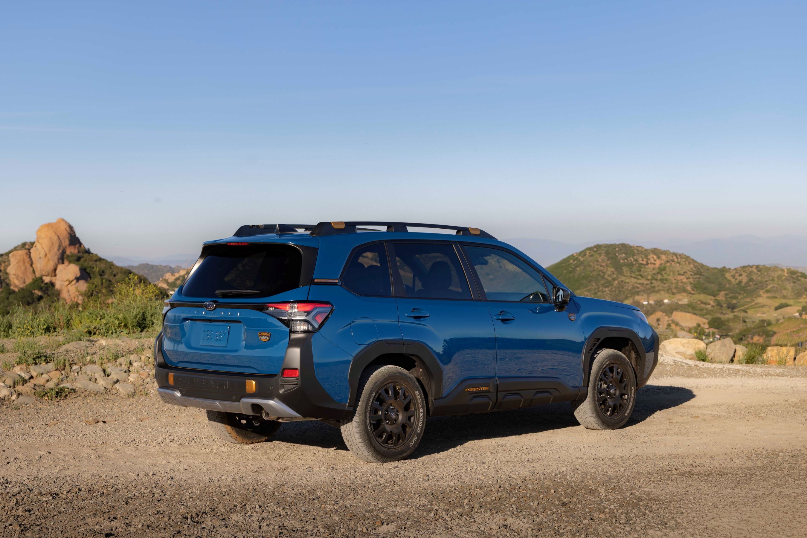 2027 Subaru Forester Wilderness Hybrid rear and side