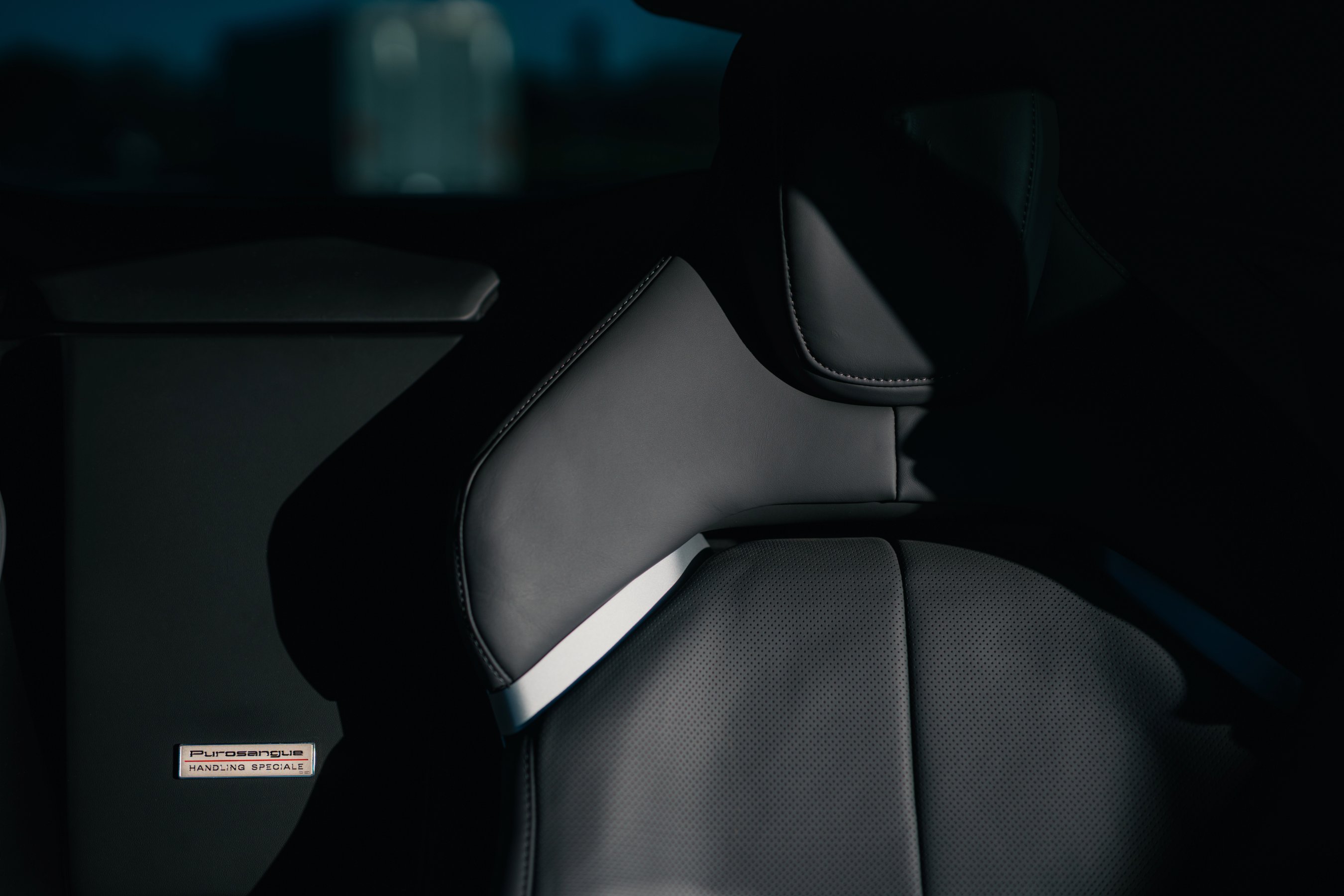 Ferrari Purosangue interior plaque