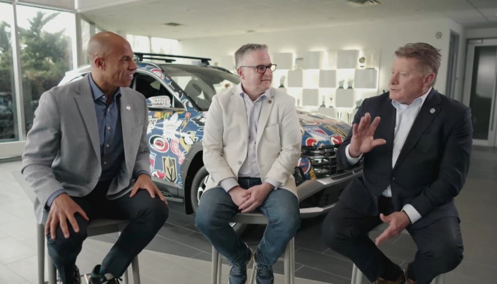 Hyundai Canada announcement at Hockey Night in Canada