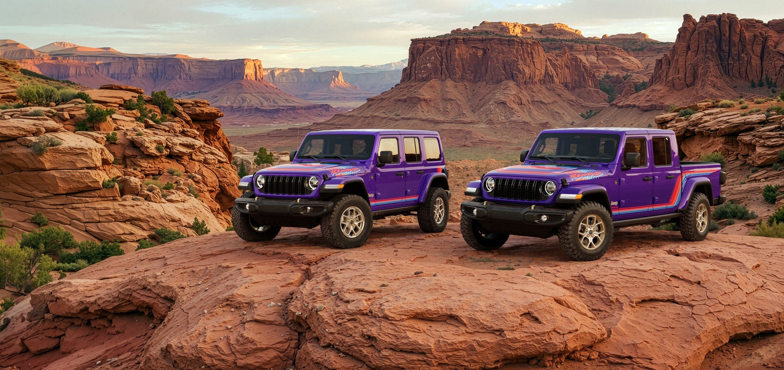 2026 Jeep Wrangler Rewind and 2026 Jeep Gladiator Rewind