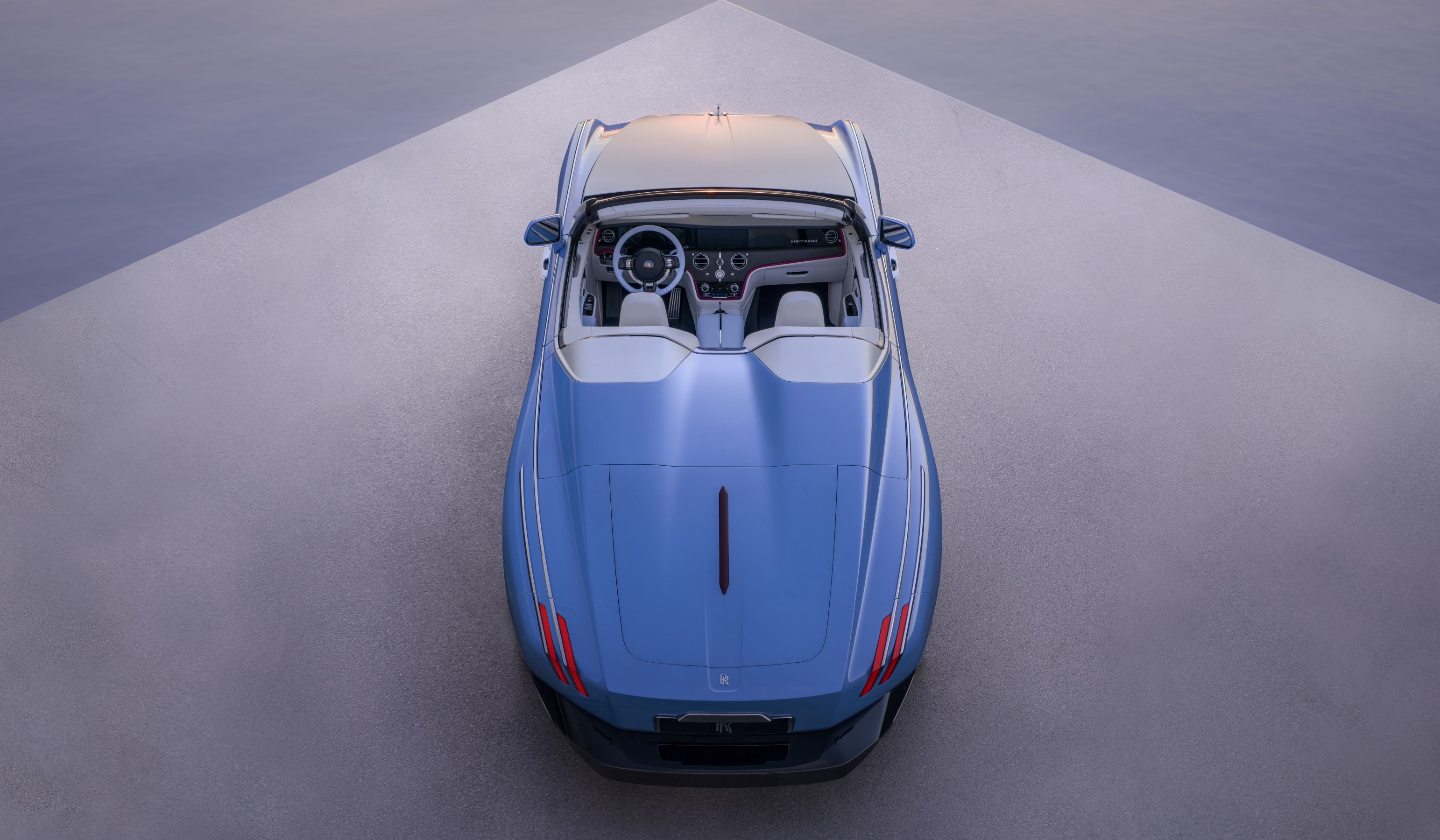 Rolls-Royce Project Nightingale rear view from above