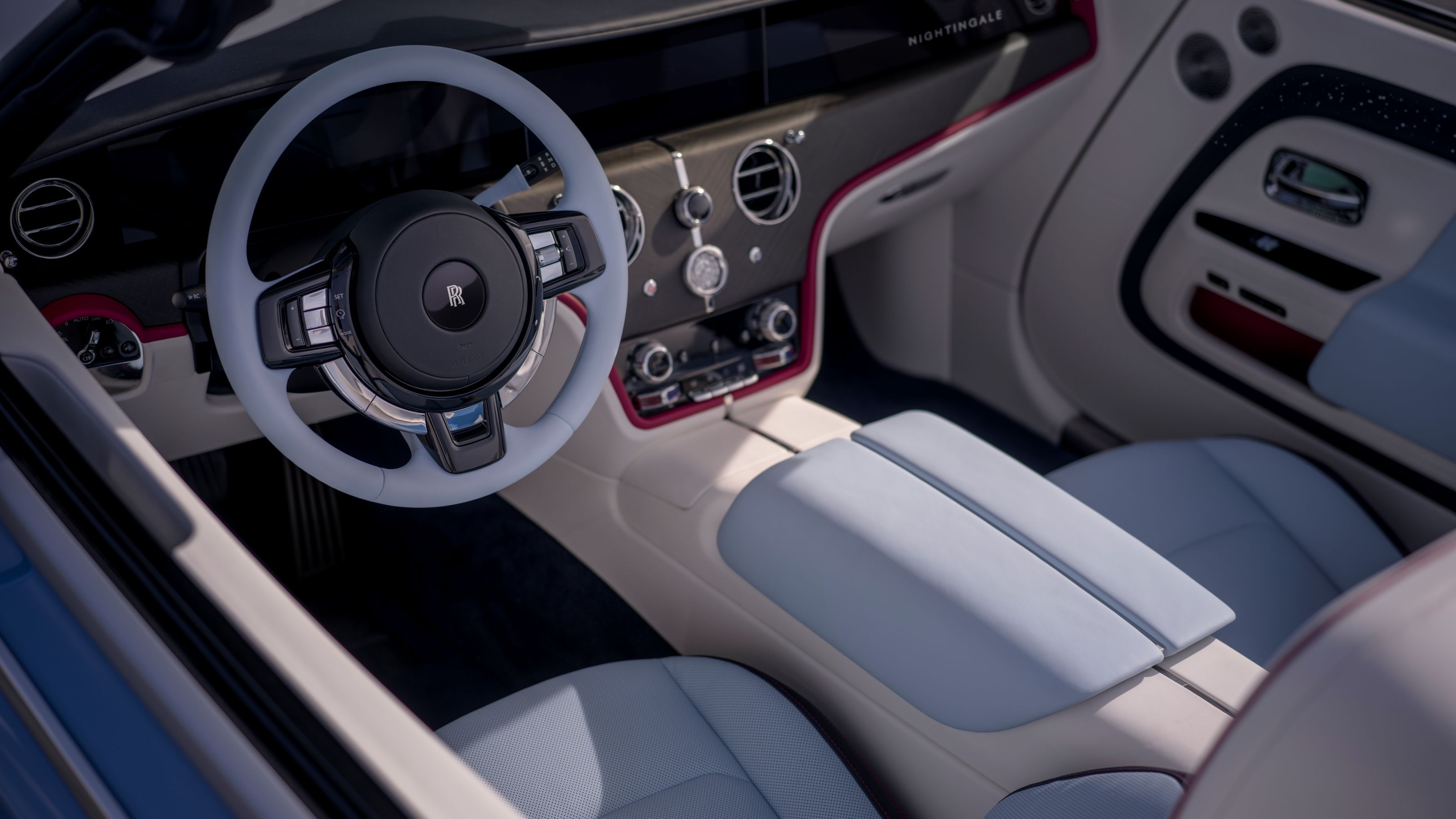 Rolls-Royce Project Nightingale steering wheel