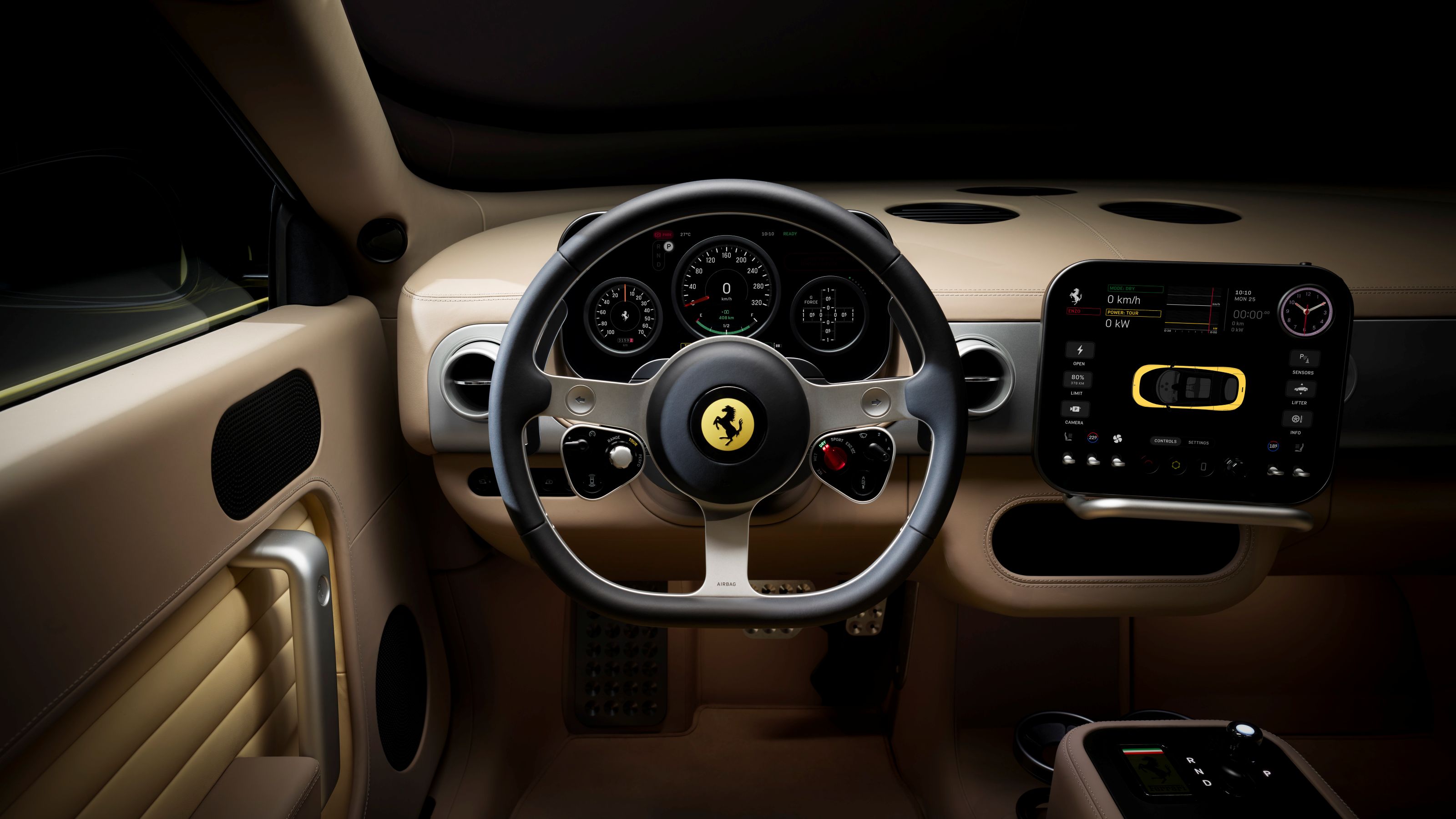 Ferrari Luce driver area