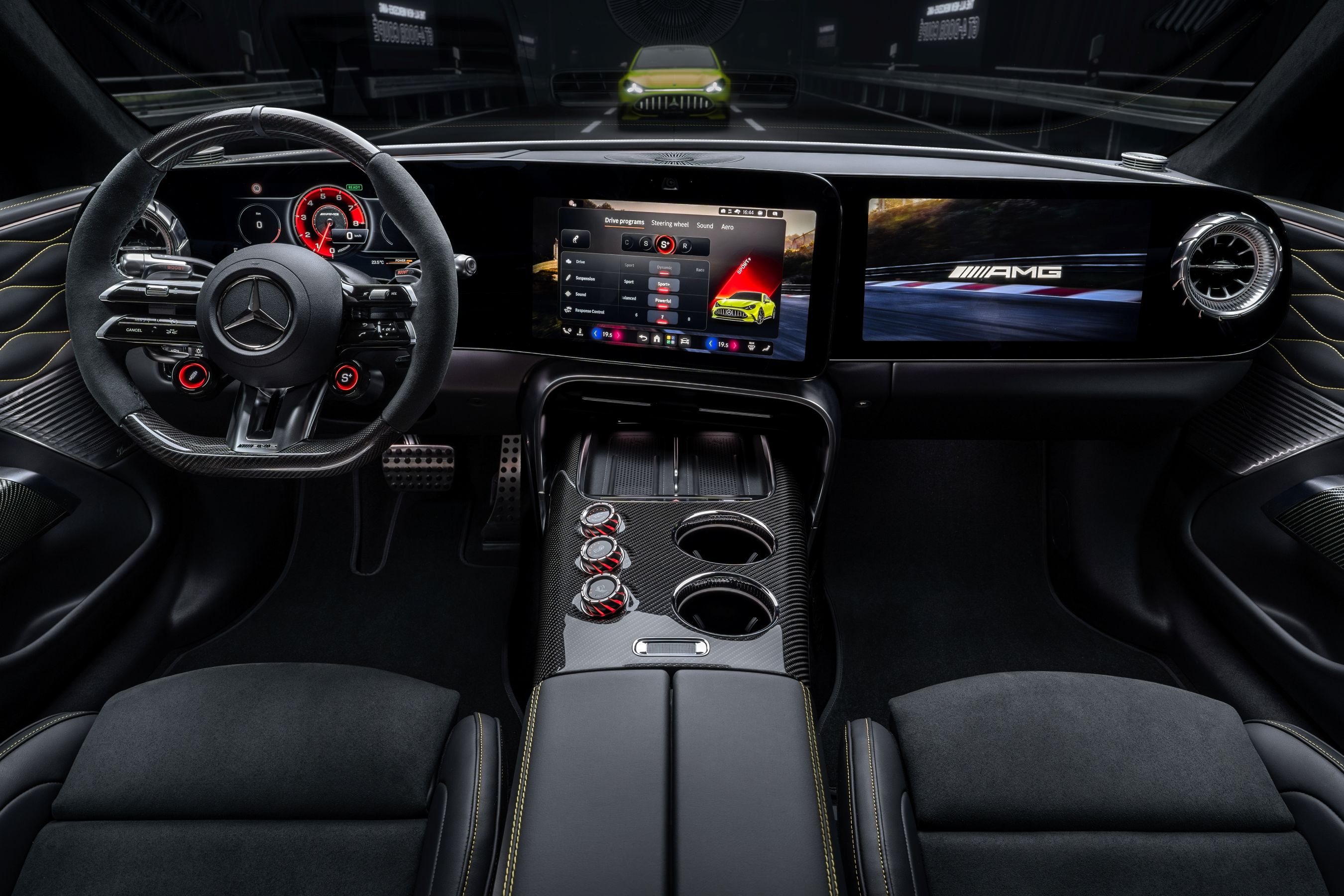 Mercedes-AMG GT 4-Door Coupe cabin front