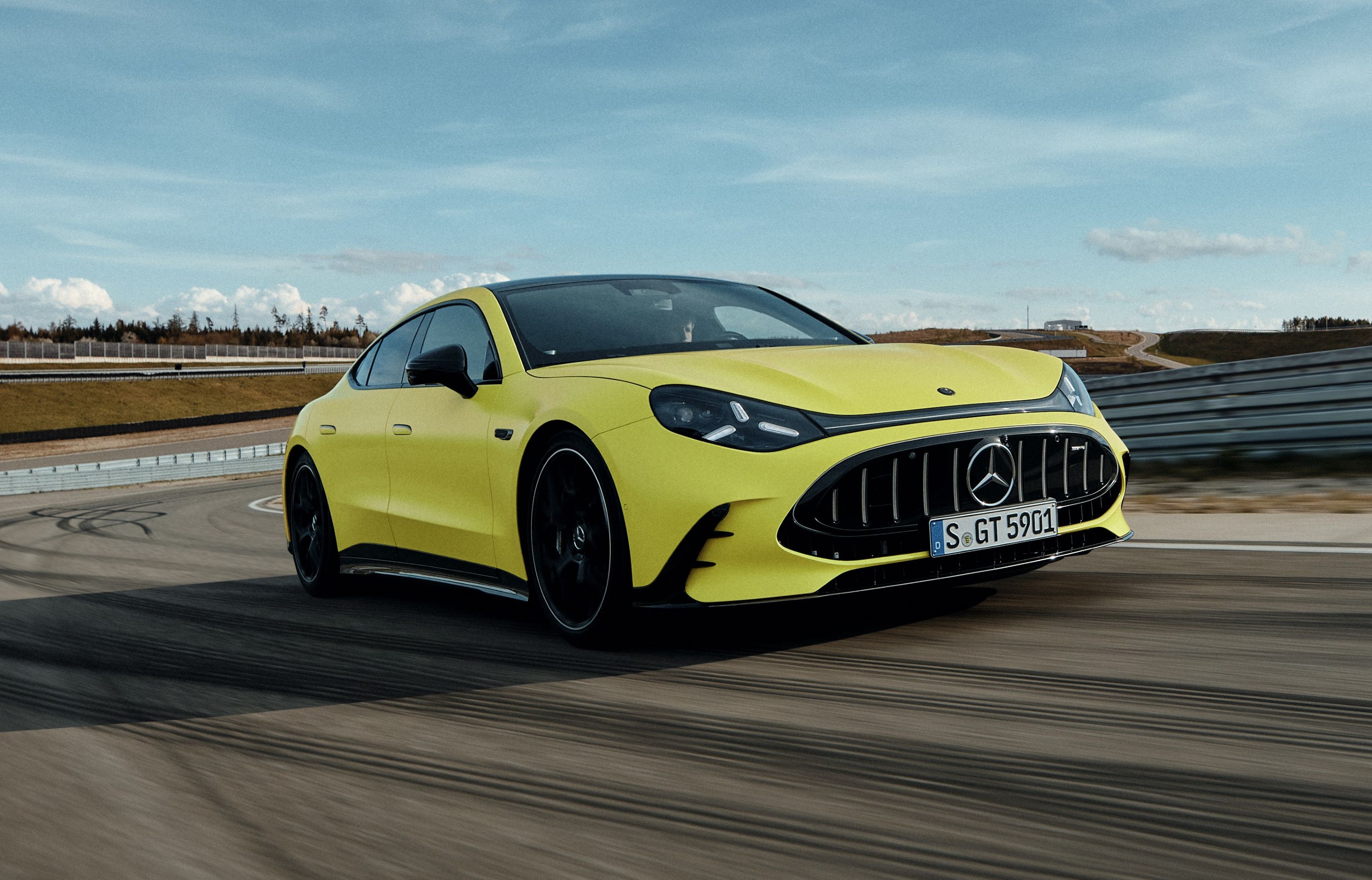 Mercedes-AMG GT 4-Door Coupe driving front