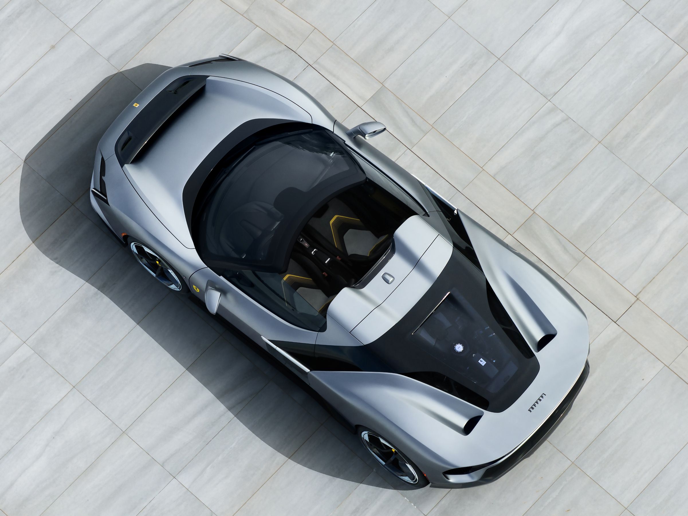Ferrari HC25 top-down view