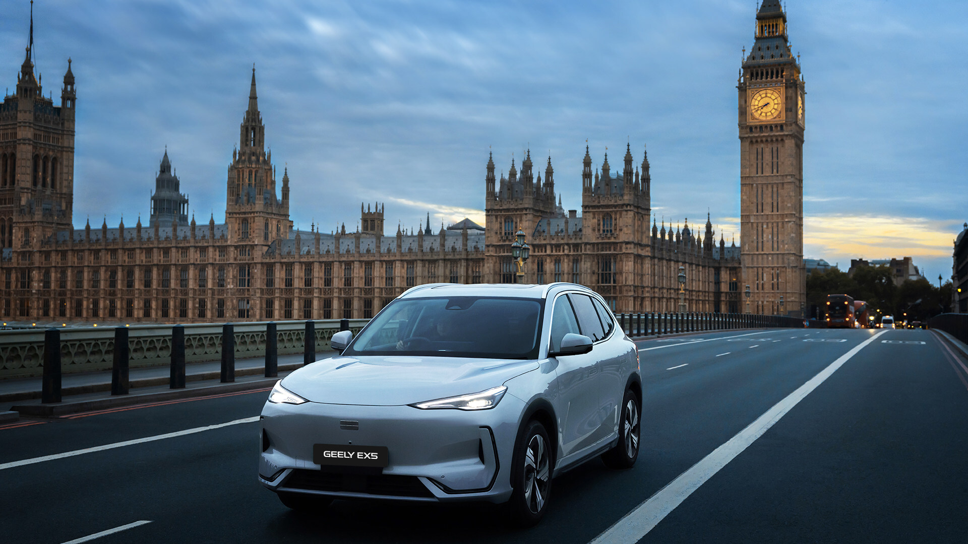 Geely EX5 in London, U.K.