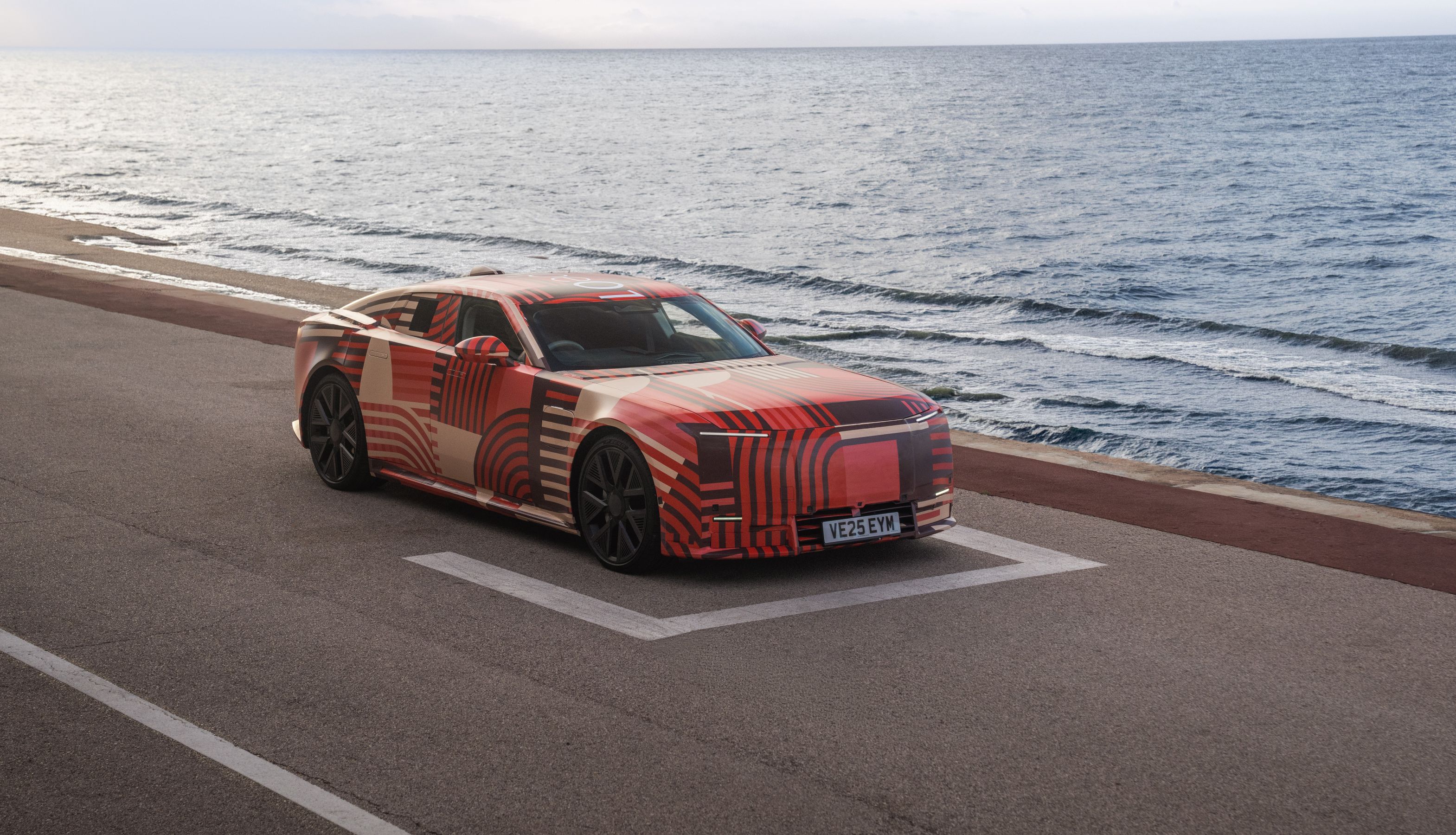 Jaguar Type 01 at Monaco starting line