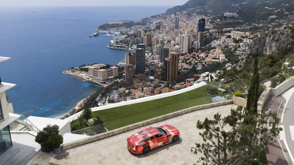 Camouflaged Jaguar Type 01 prototype appears in&nbsp;Monaco