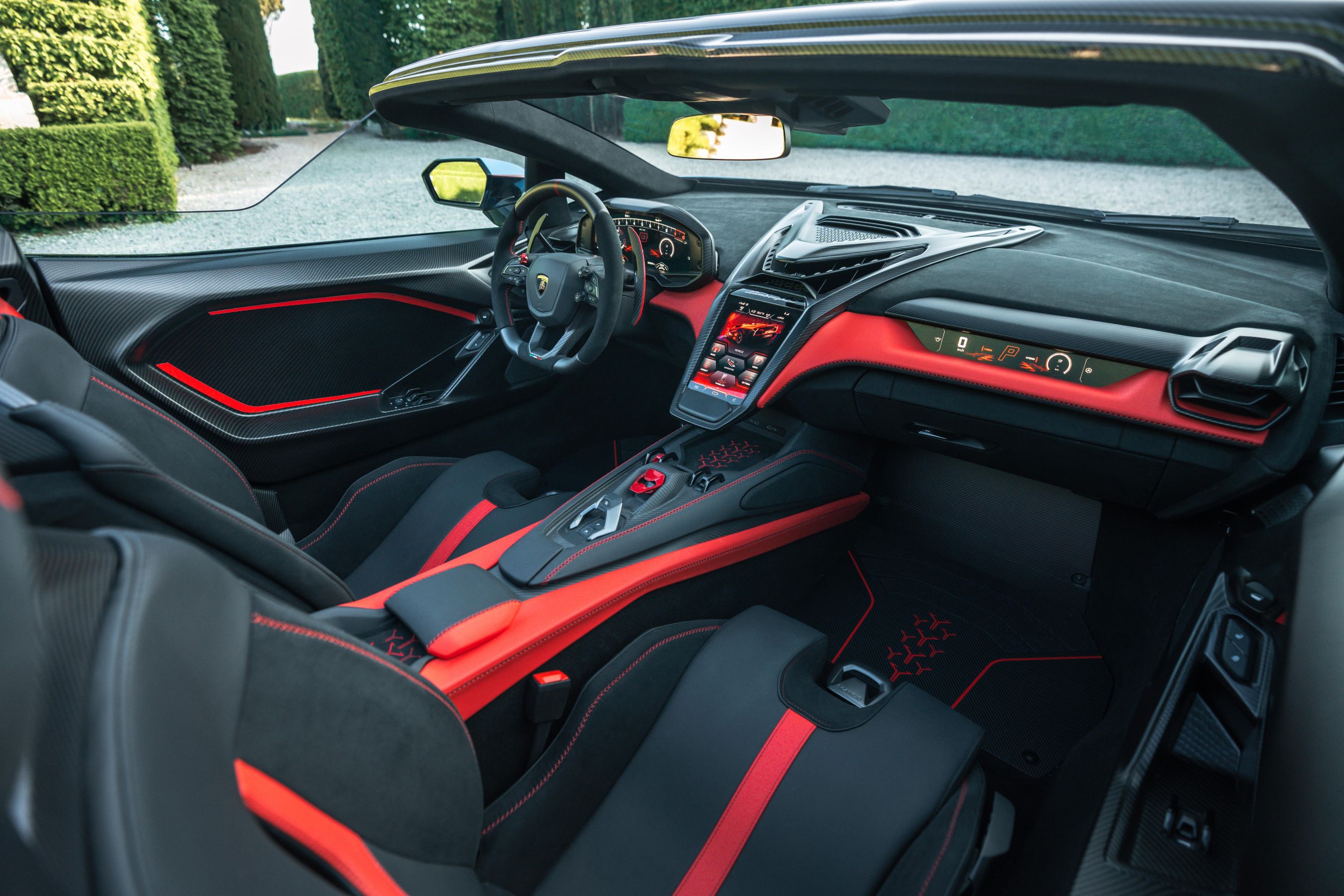 Lamborghini Fenomeno Roadster cockpit
