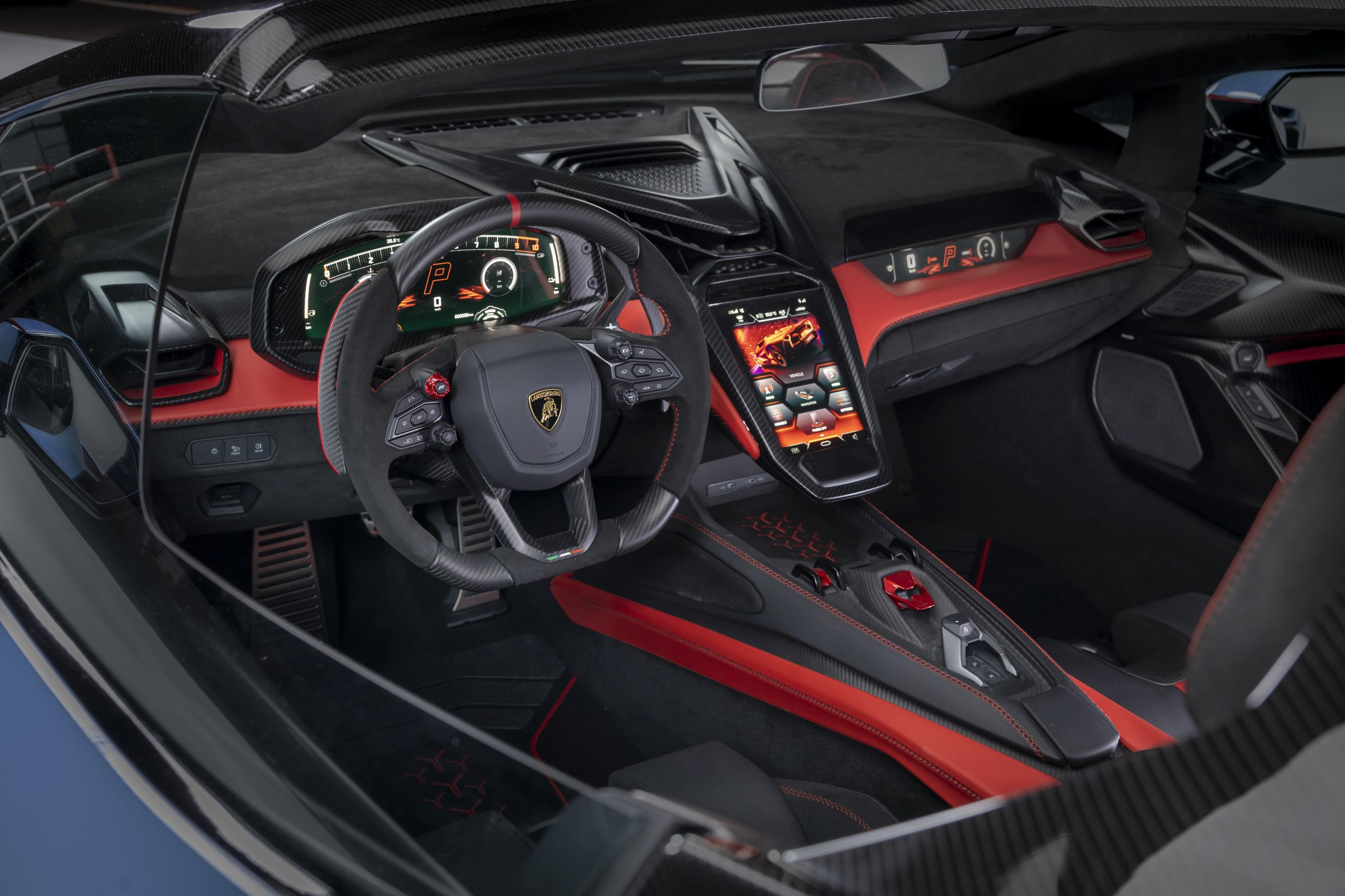Lamborghini Fenomeno Roadster cockpit