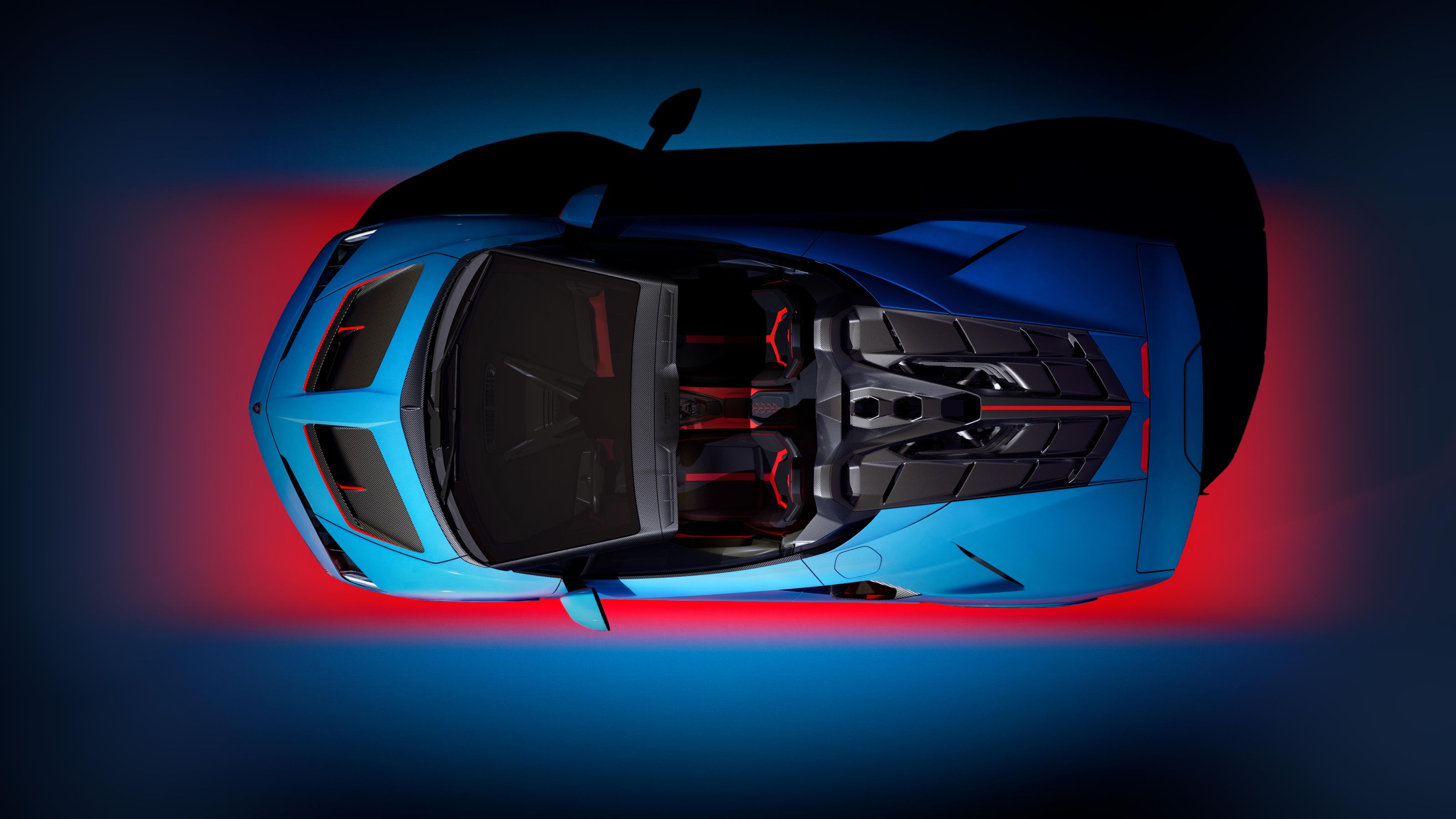 Lamborghini Fenomeno Roadster top-down view