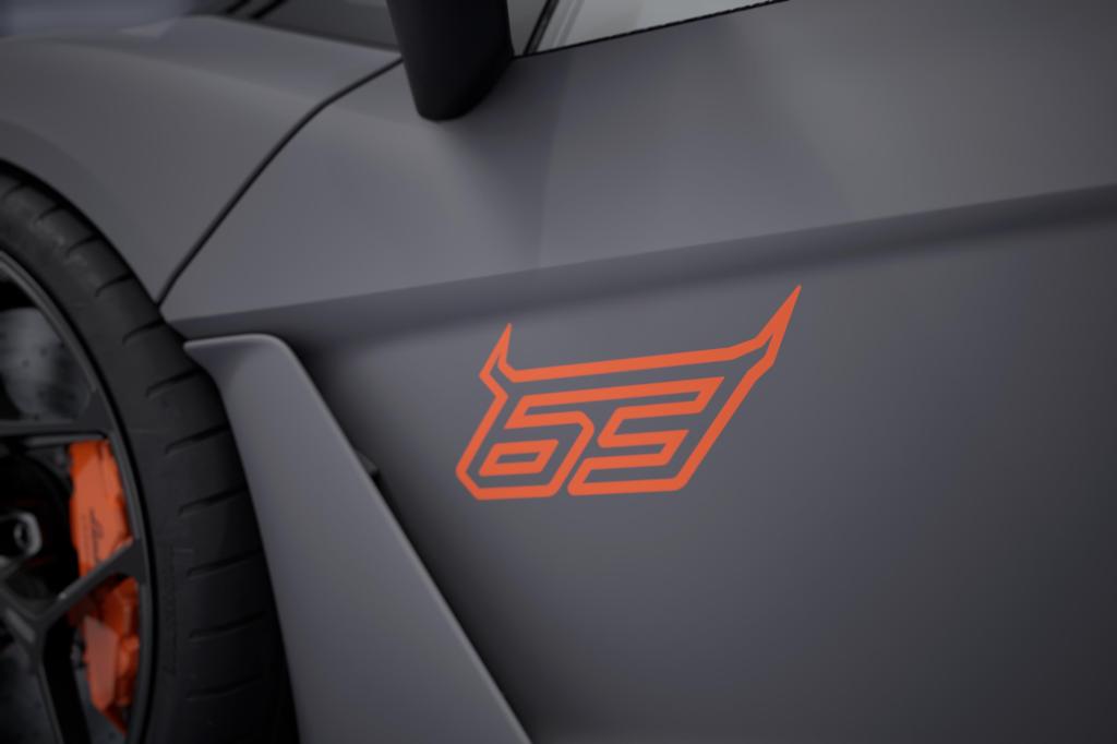Lamborghini Revuelto NA63 number on door