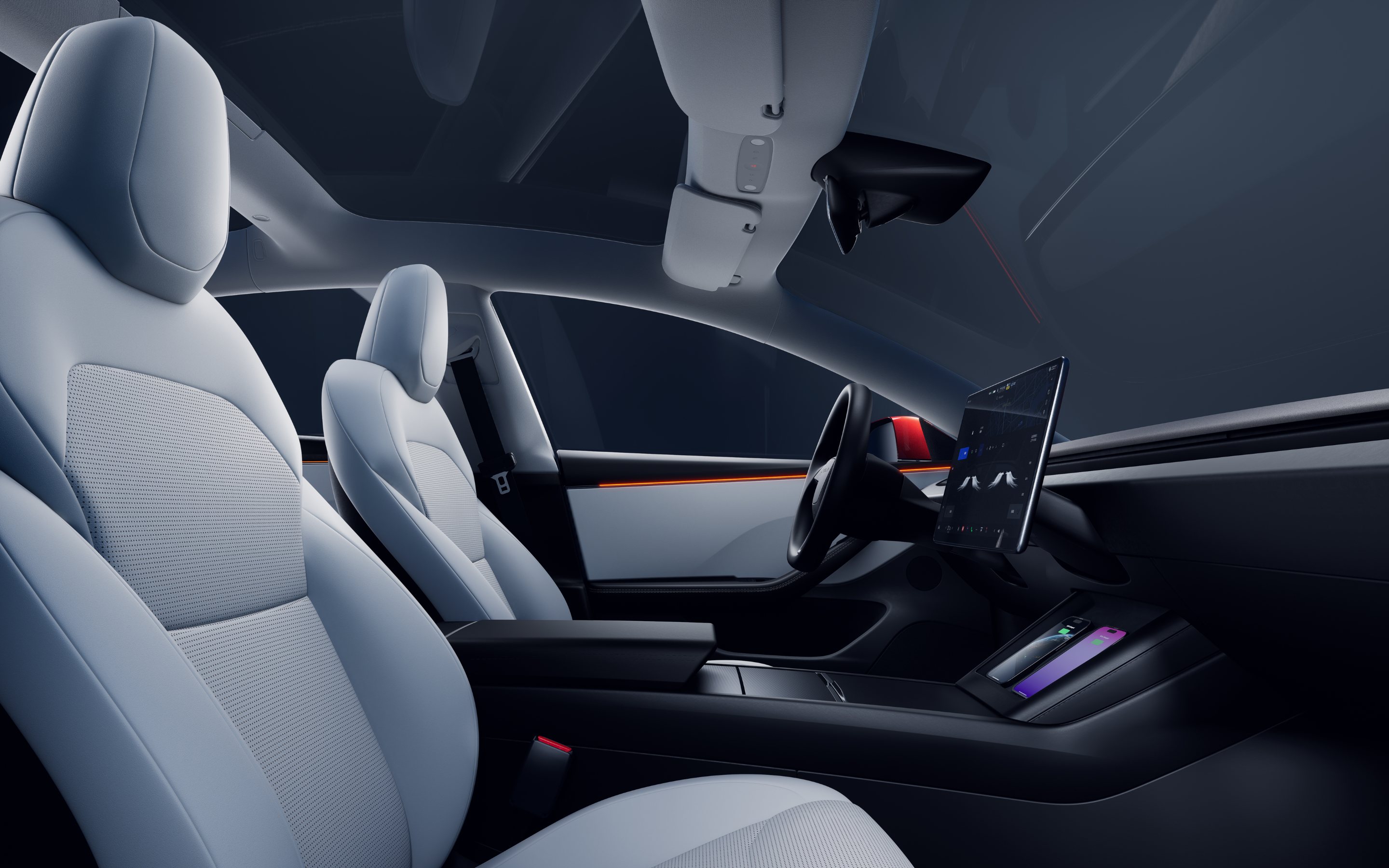 Tesla Model 3 interior