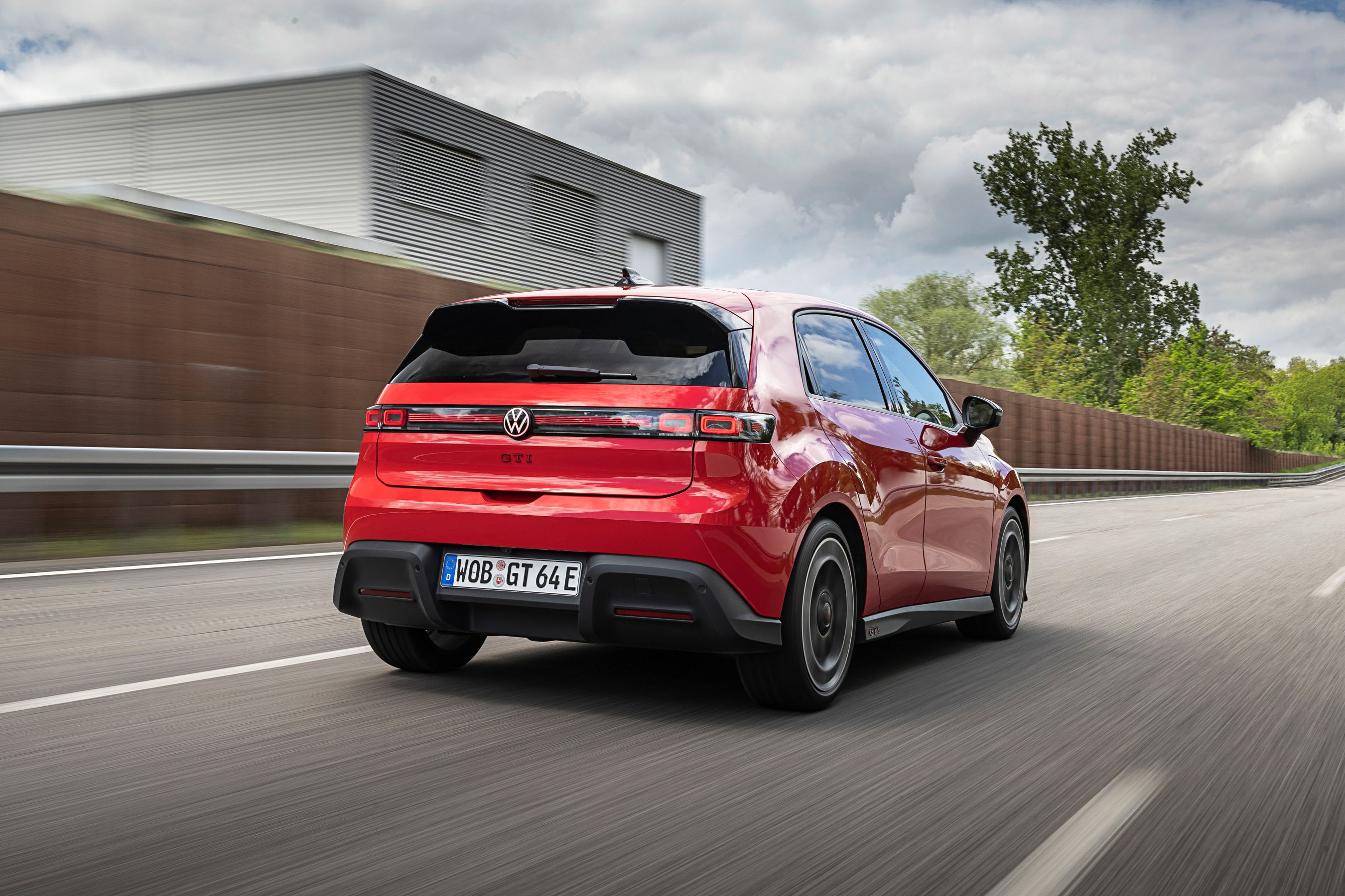 Volkswagen ID. Polo GTI driving rear