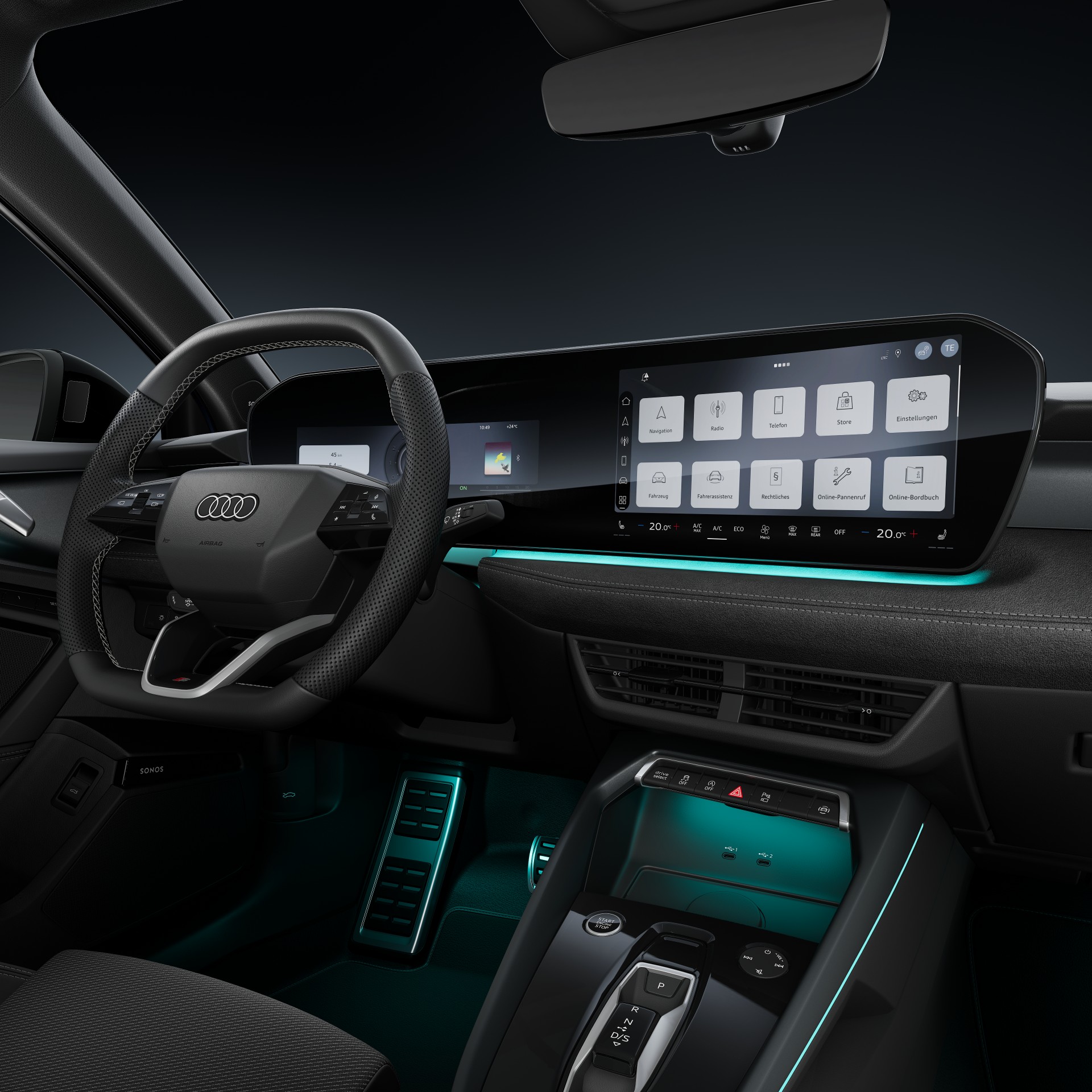 2027 Audi A3 panoramic display