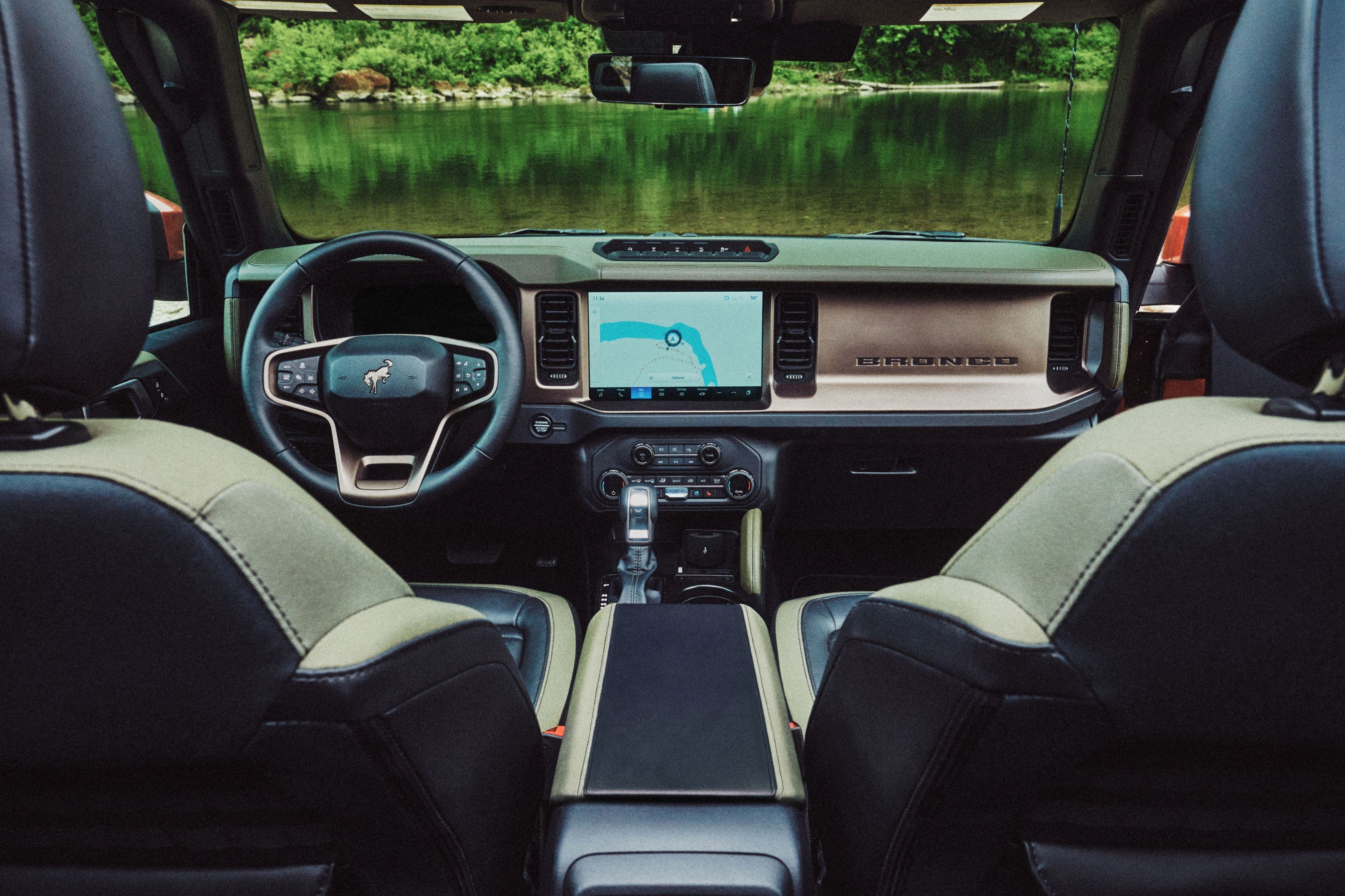 Ford Bronco Filson cabin front