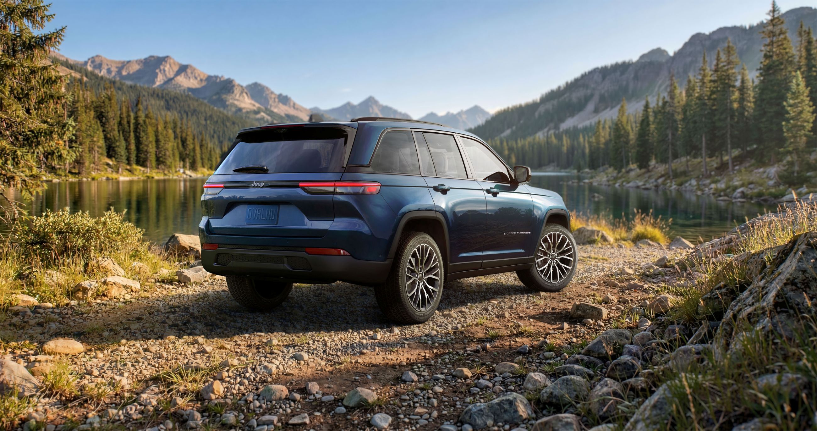 2027 Jeep Grand Cherokee Overland rear and side