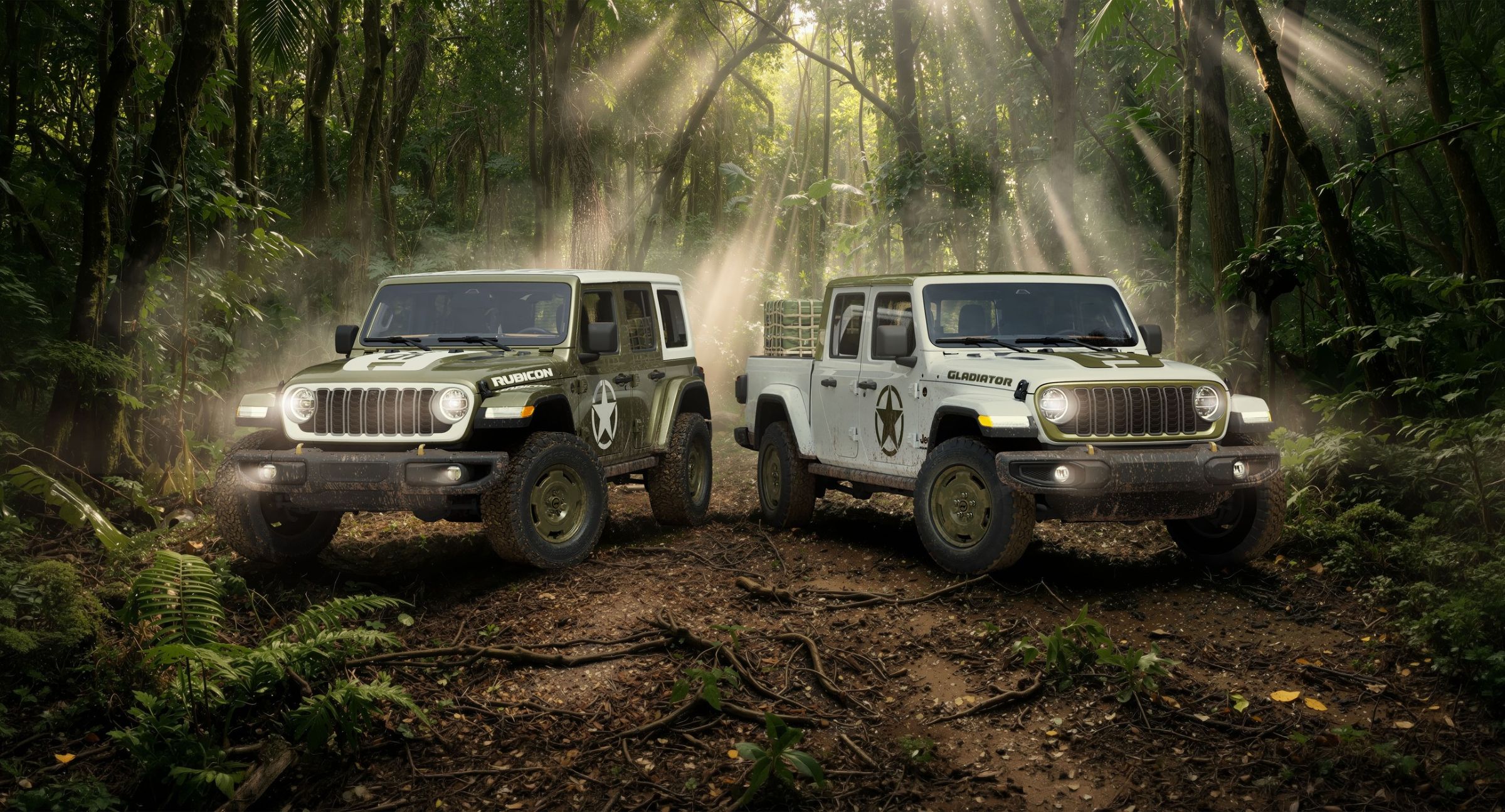 2027 Jeep Wrangler Sarge and 2027 Jeep Gladiator Sarge