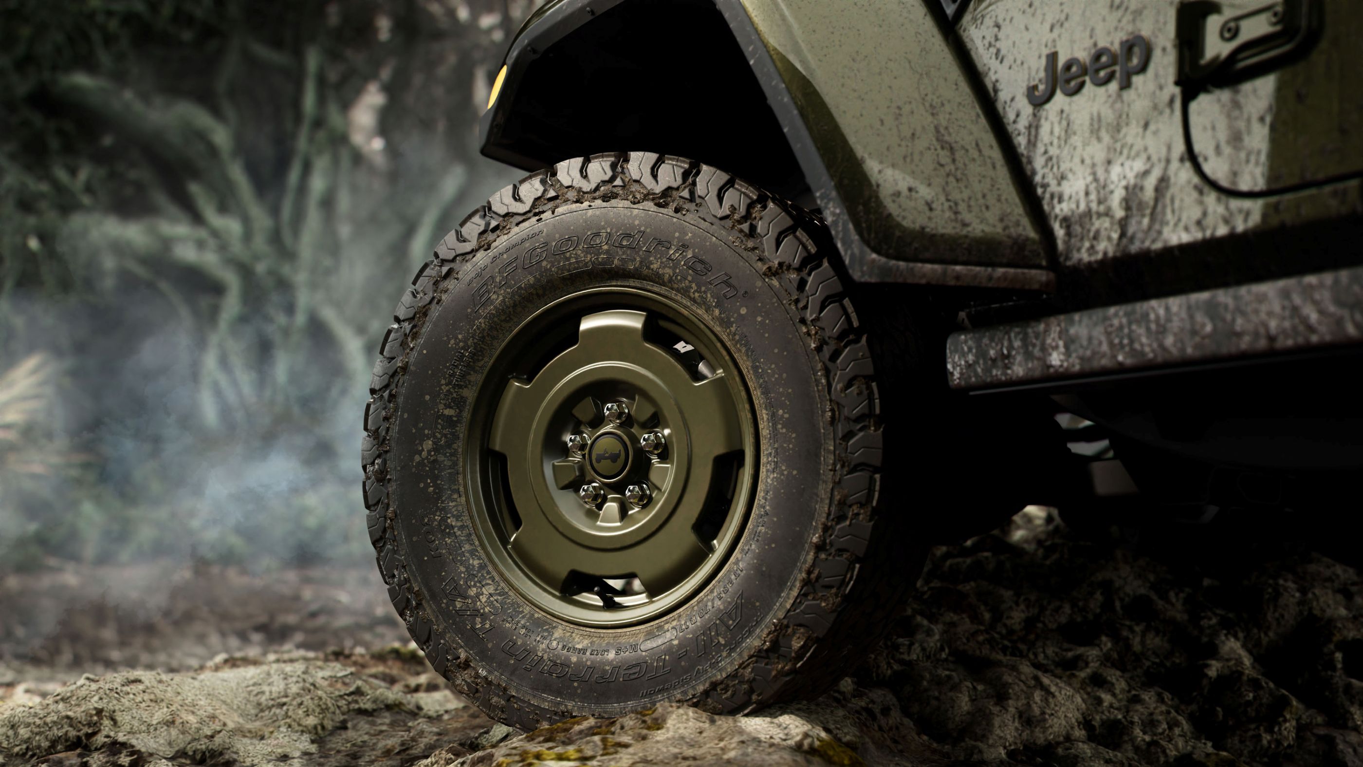 2027 Jeep Wrangler Sarge front wheel