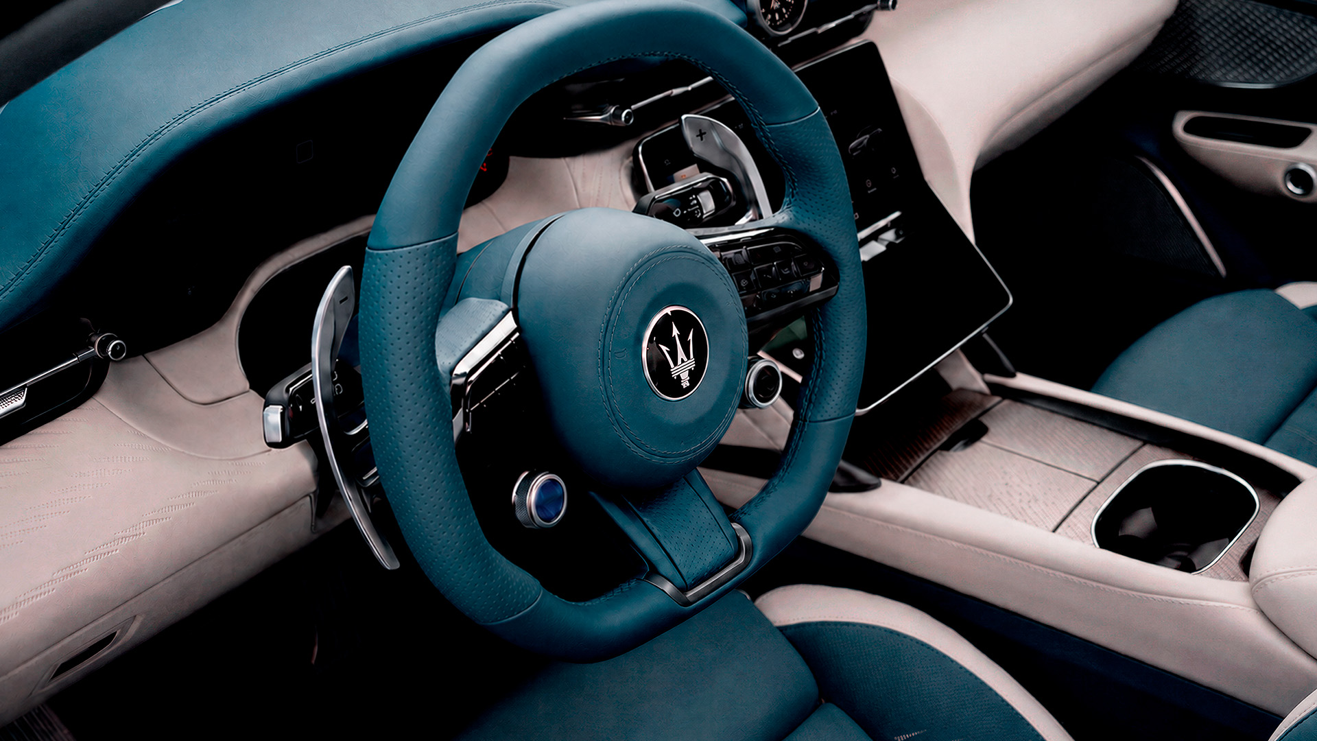 2027 Maserati GranCabrio steering wheel