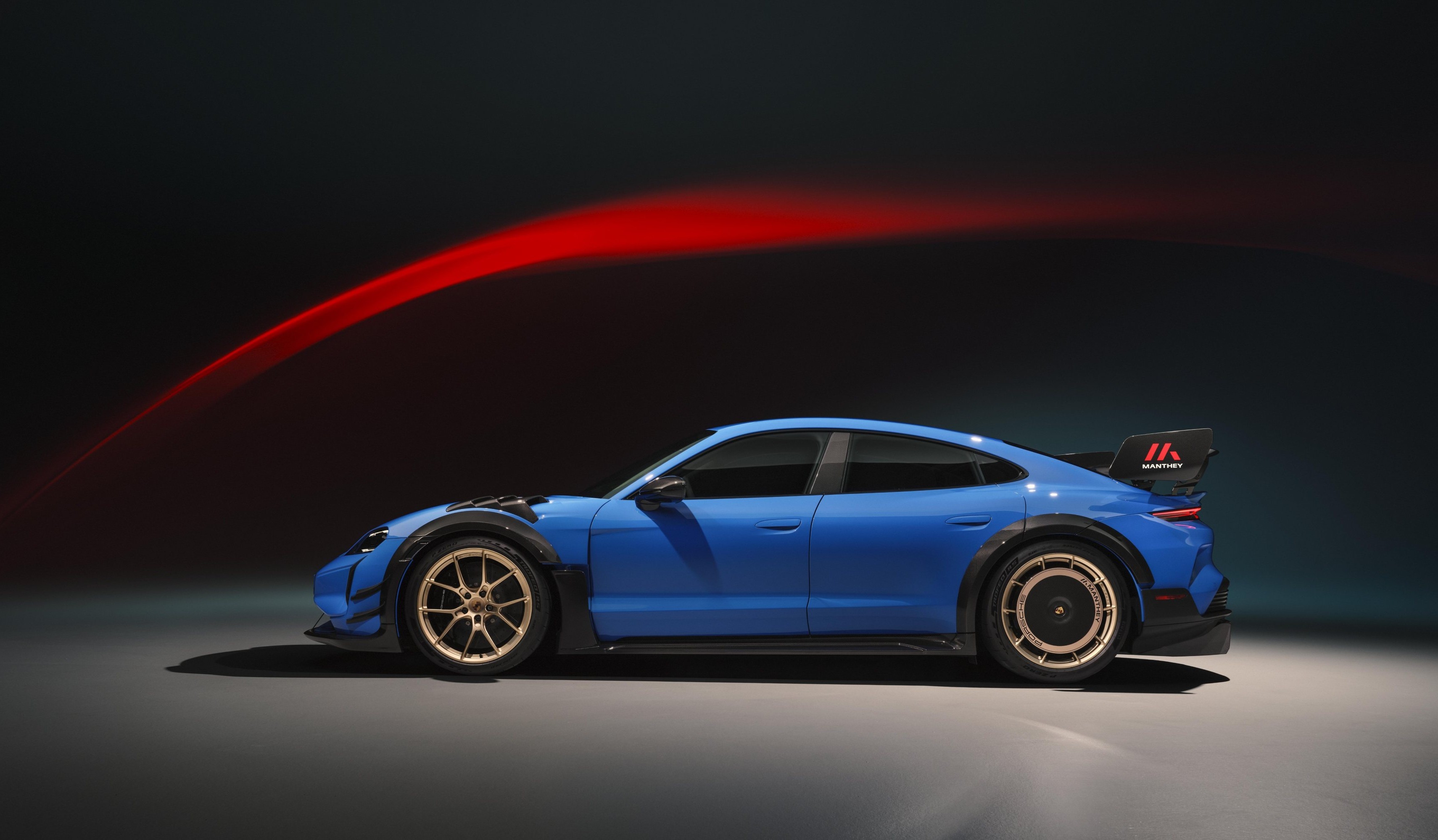 Porsche Taycan Turbo GT with Weissach Package cars and Manthey Package