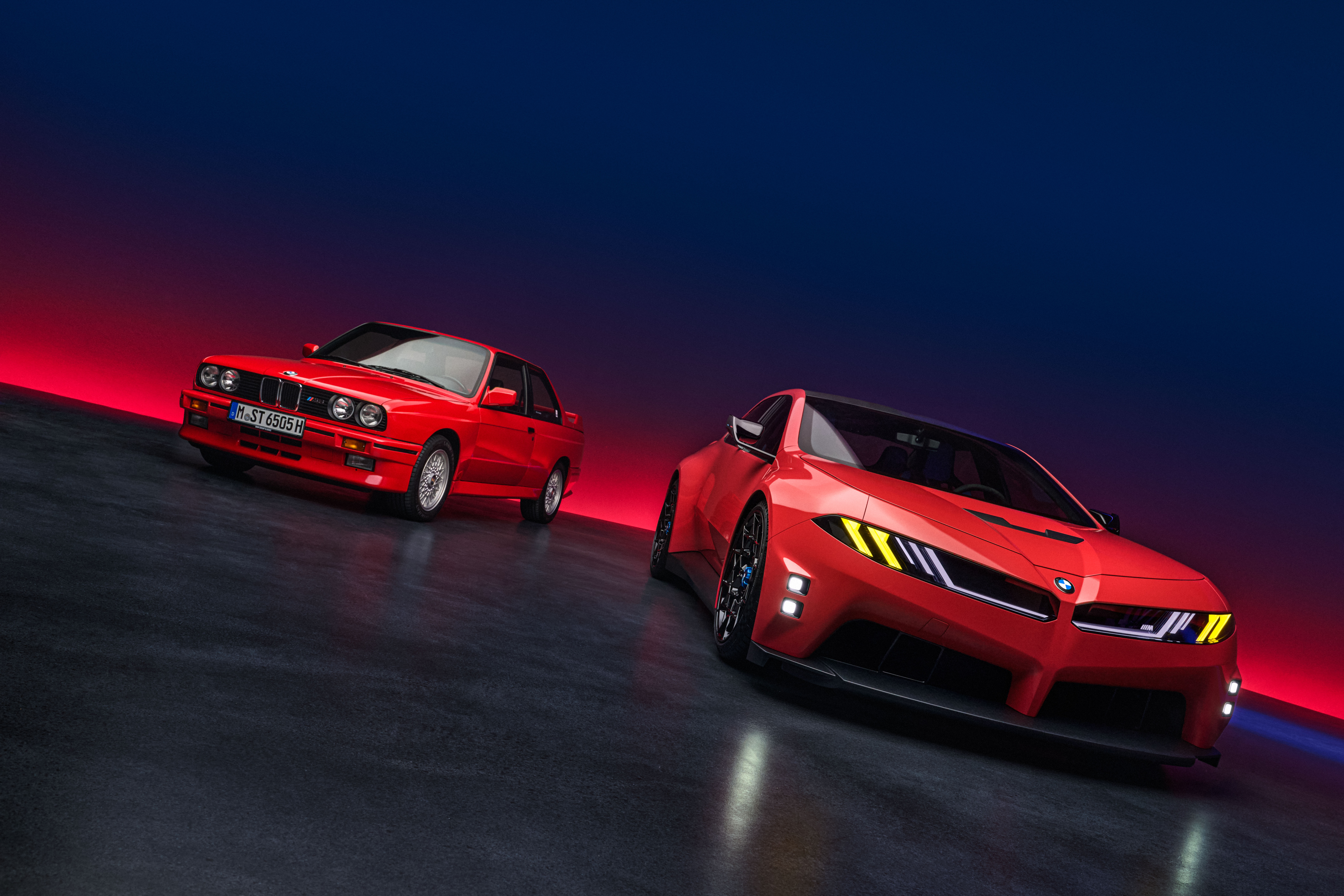 BMW M Concept Neue Klasse with E30 BMW M3