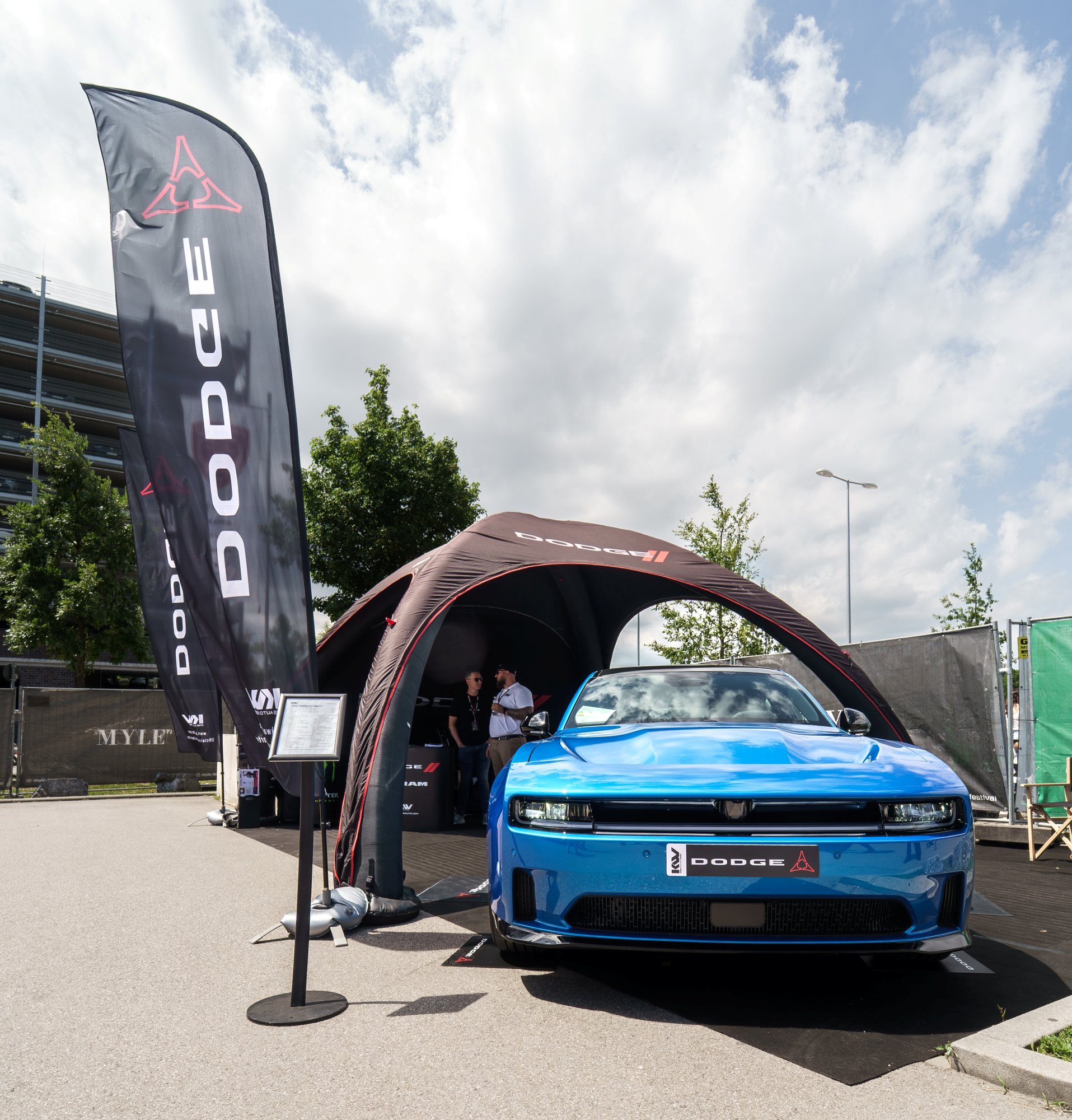 Dodge Charger at the MYLE Festival
