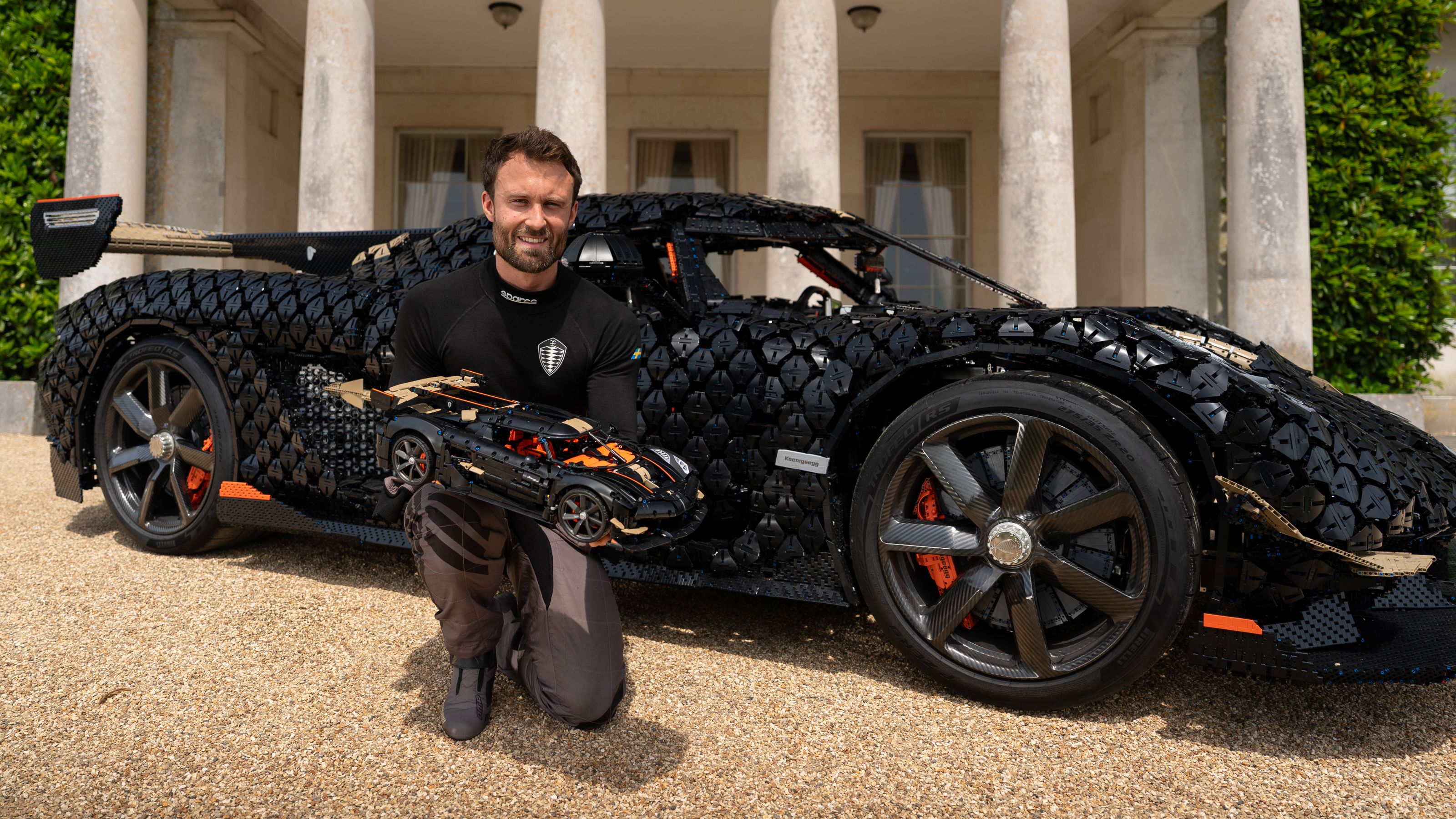 Markus Lundh with Lego Technic Koenigsegg Sadair’s Spear
