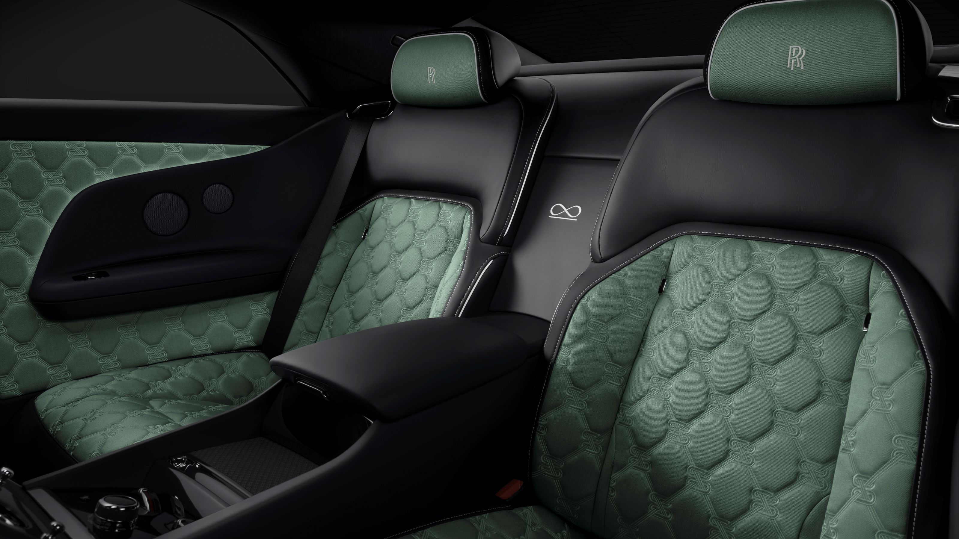 Rolls-Royce Spectre Series II Sage rear seats