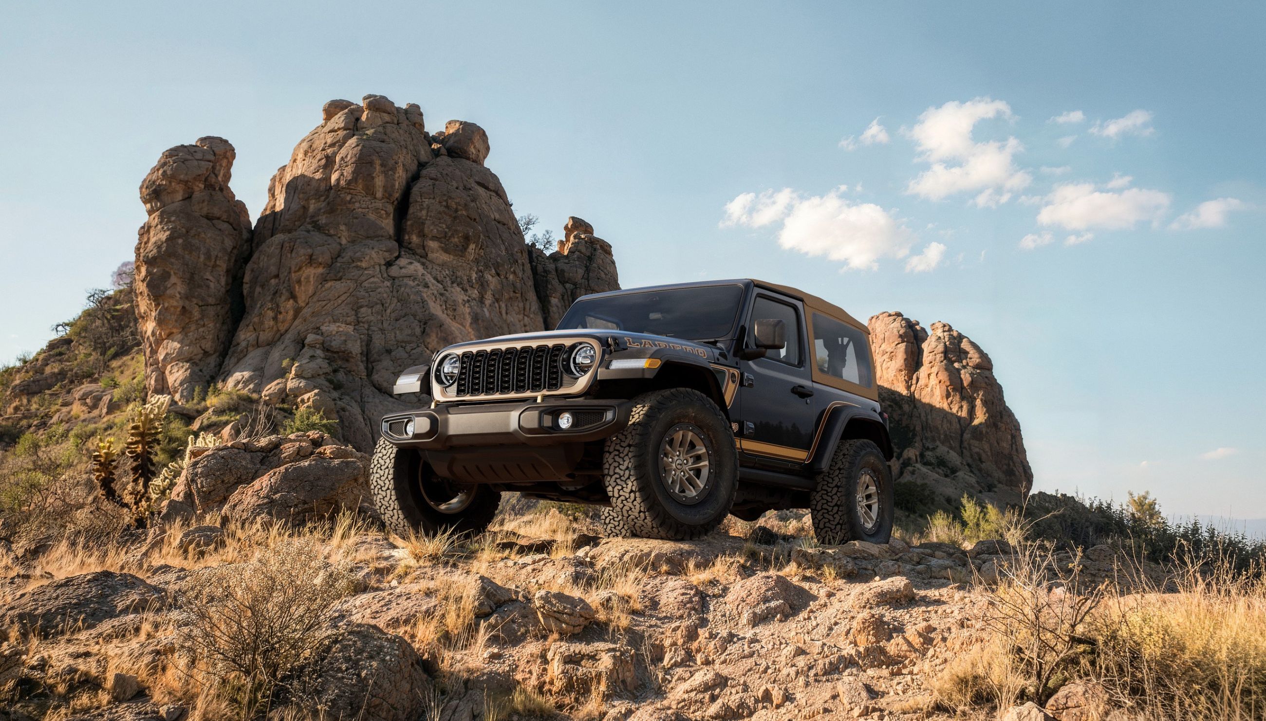 2027 Jeep Wrangler Laredo two-door front