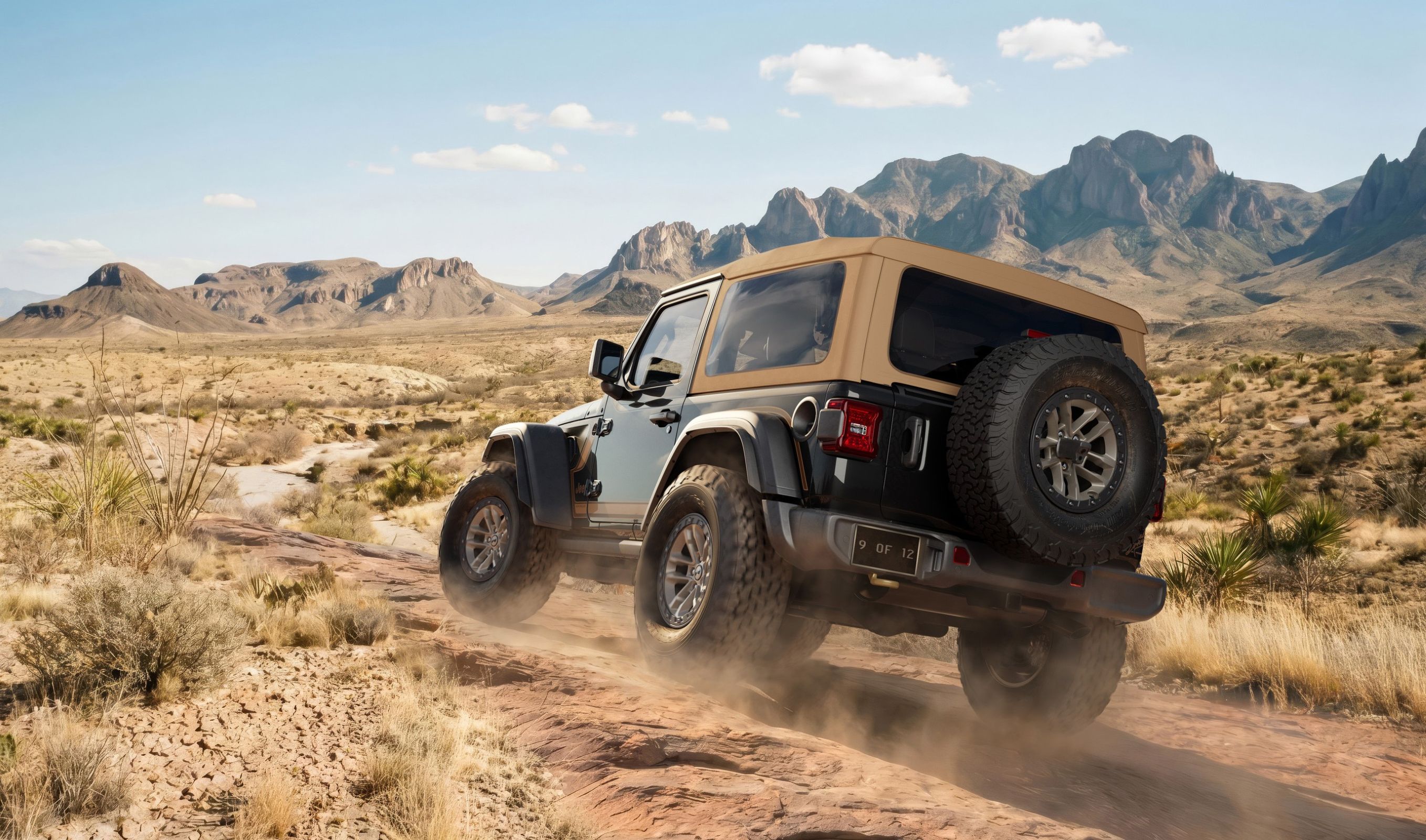 2027 Jeep Wrangler Laredo two-door rear