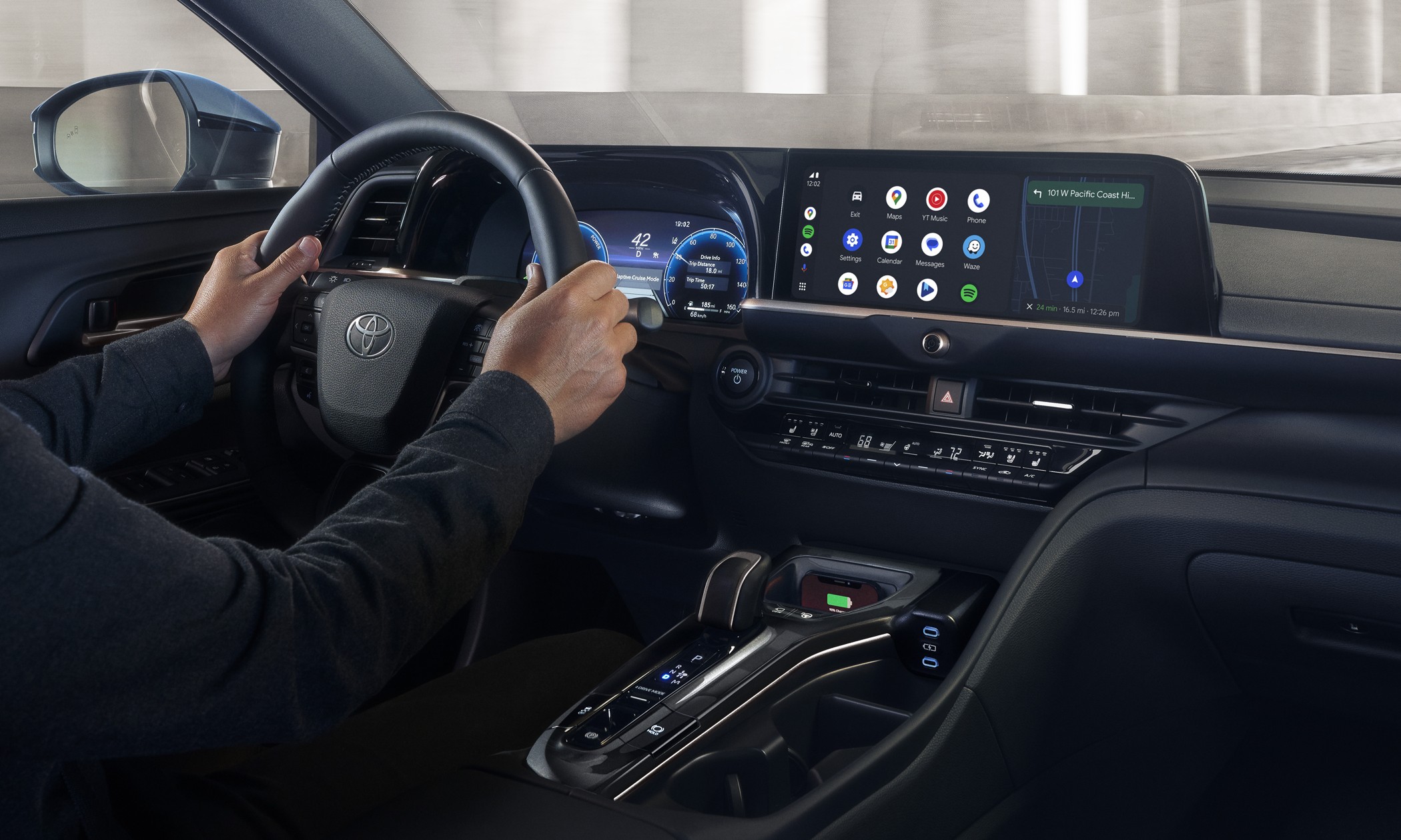 2027 Toyota Crown interior driver area