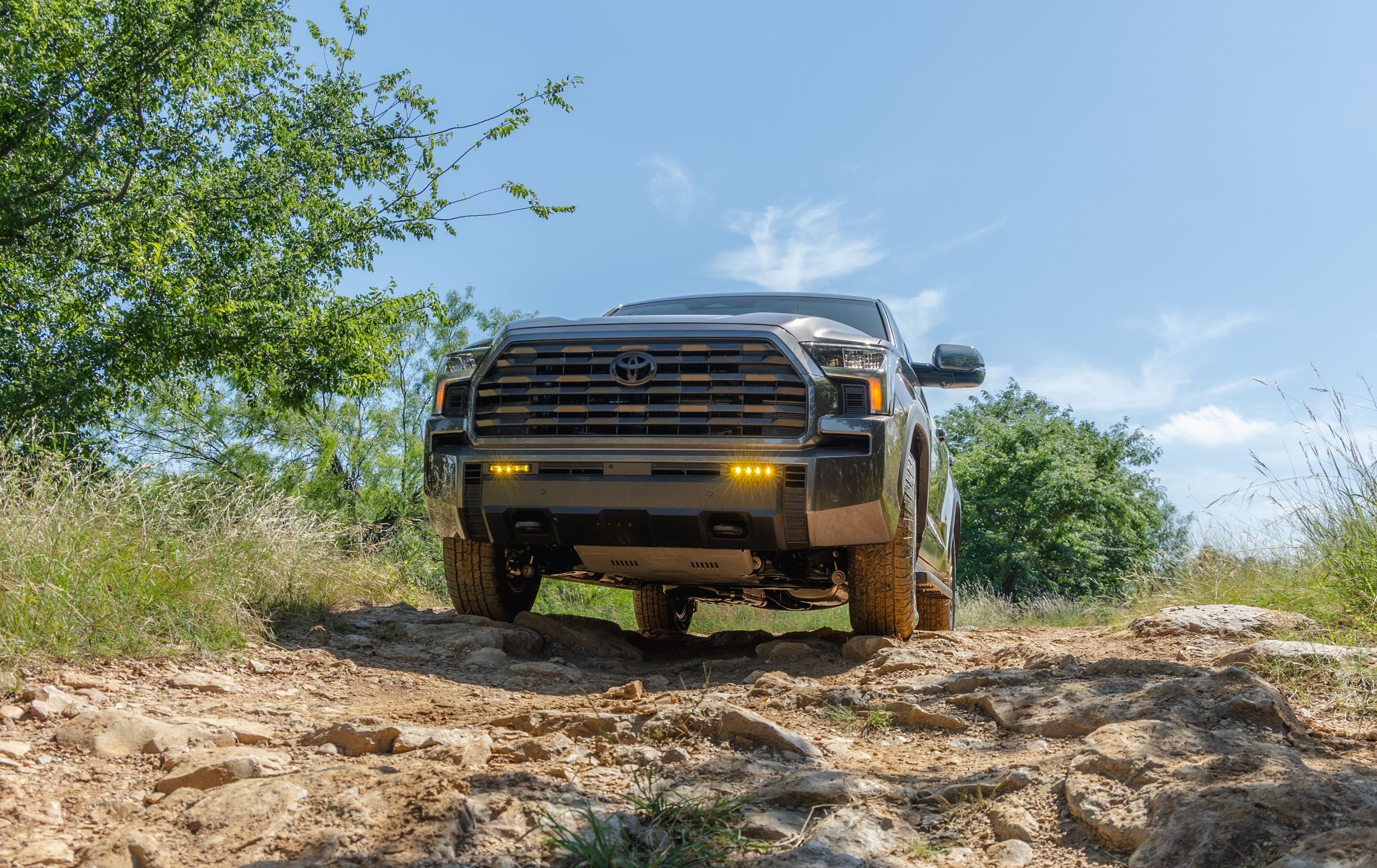 2027 Toyota Sequoia Trailhunter front end