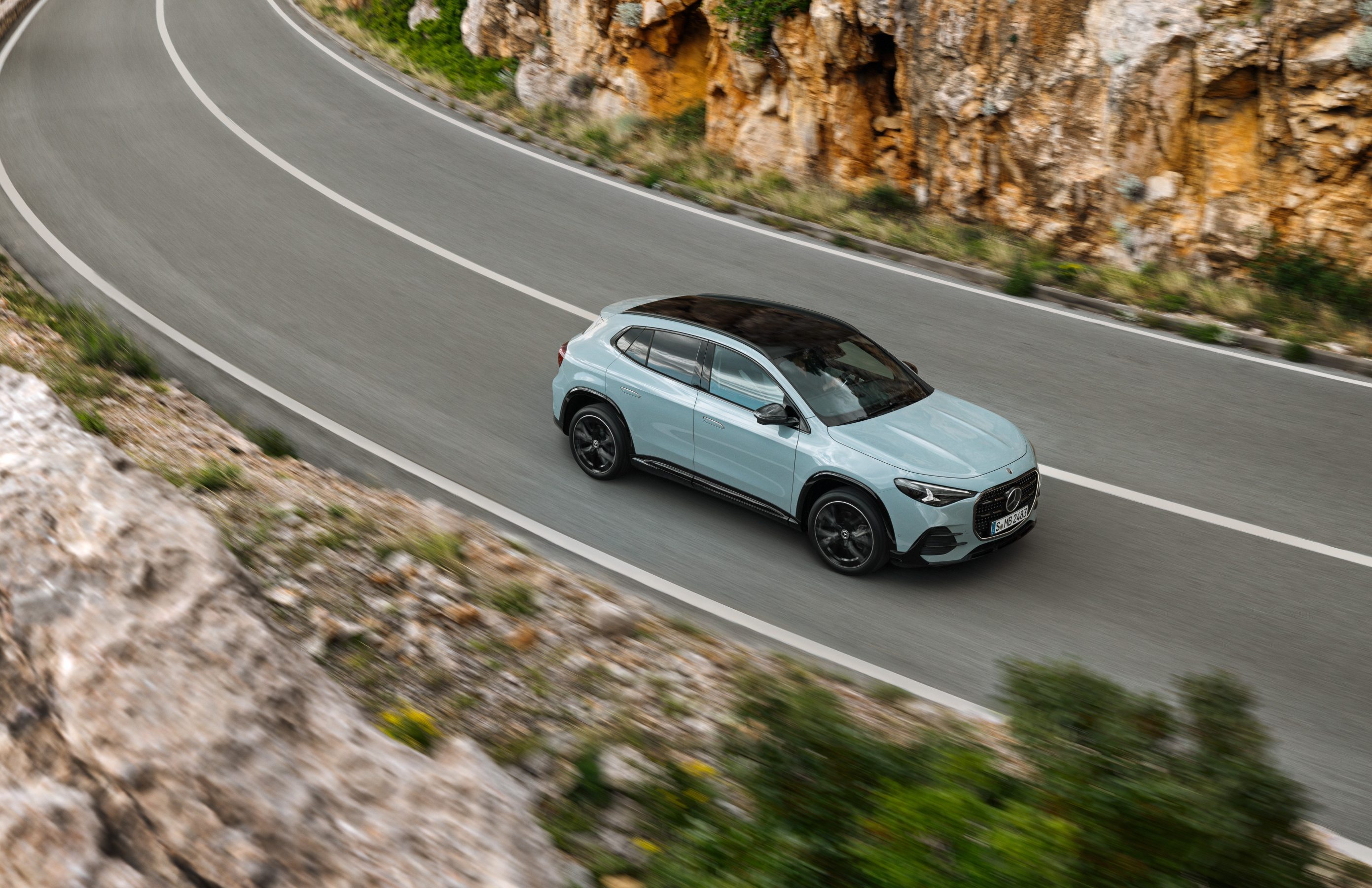 2028 Mercedes-Benz GLA from above