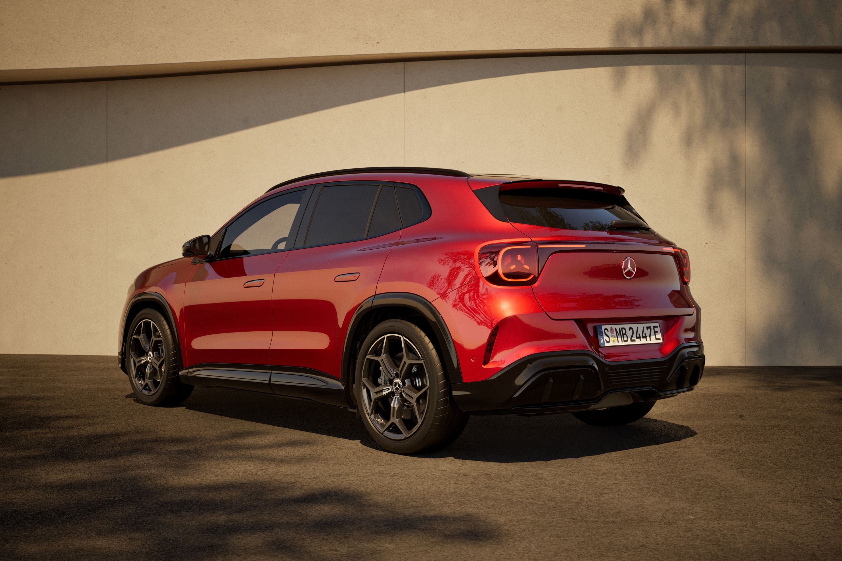 2028 Mercedes-Benz GLA rear and side