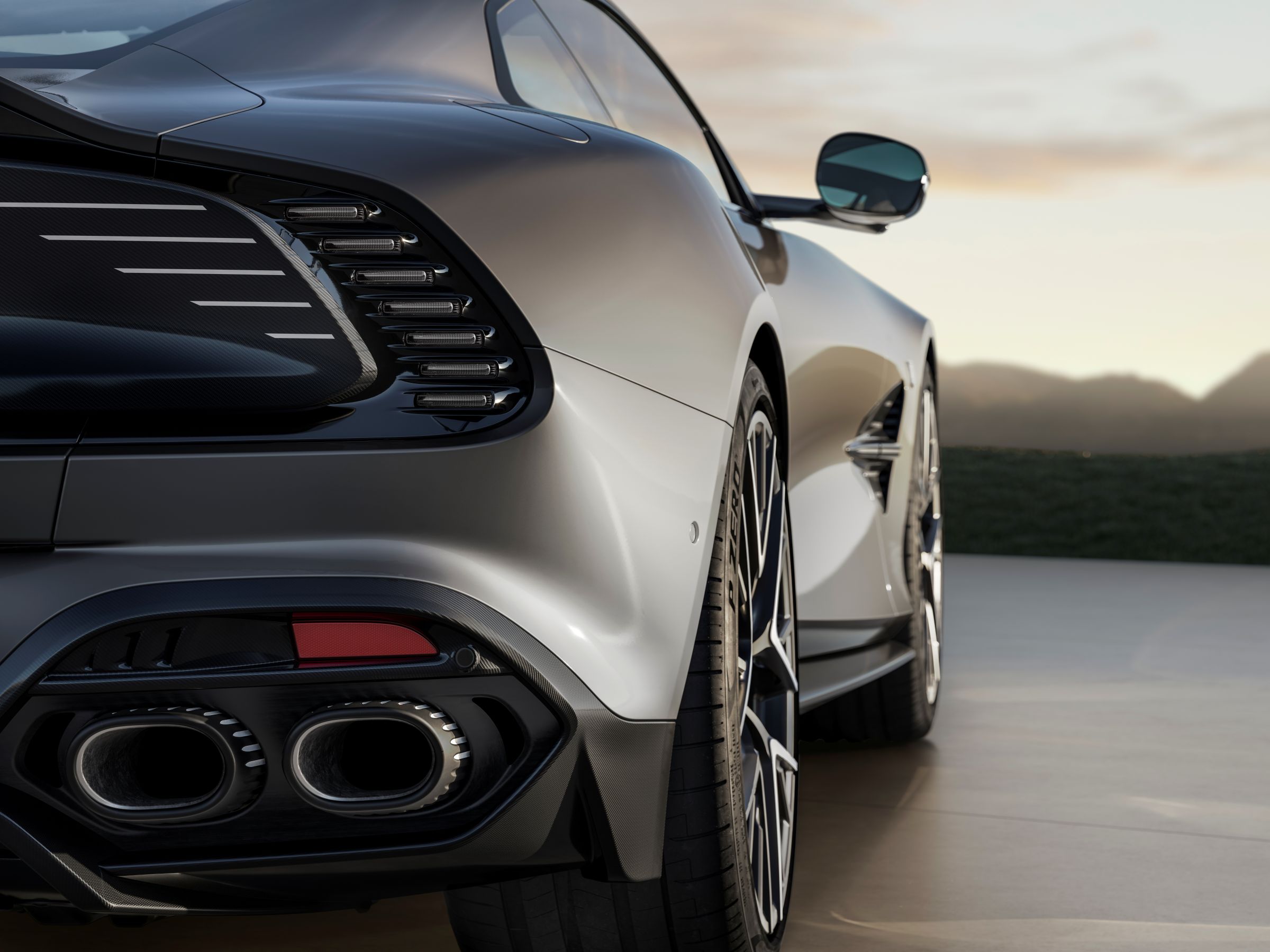 Aston Martin Vanquish exhaust